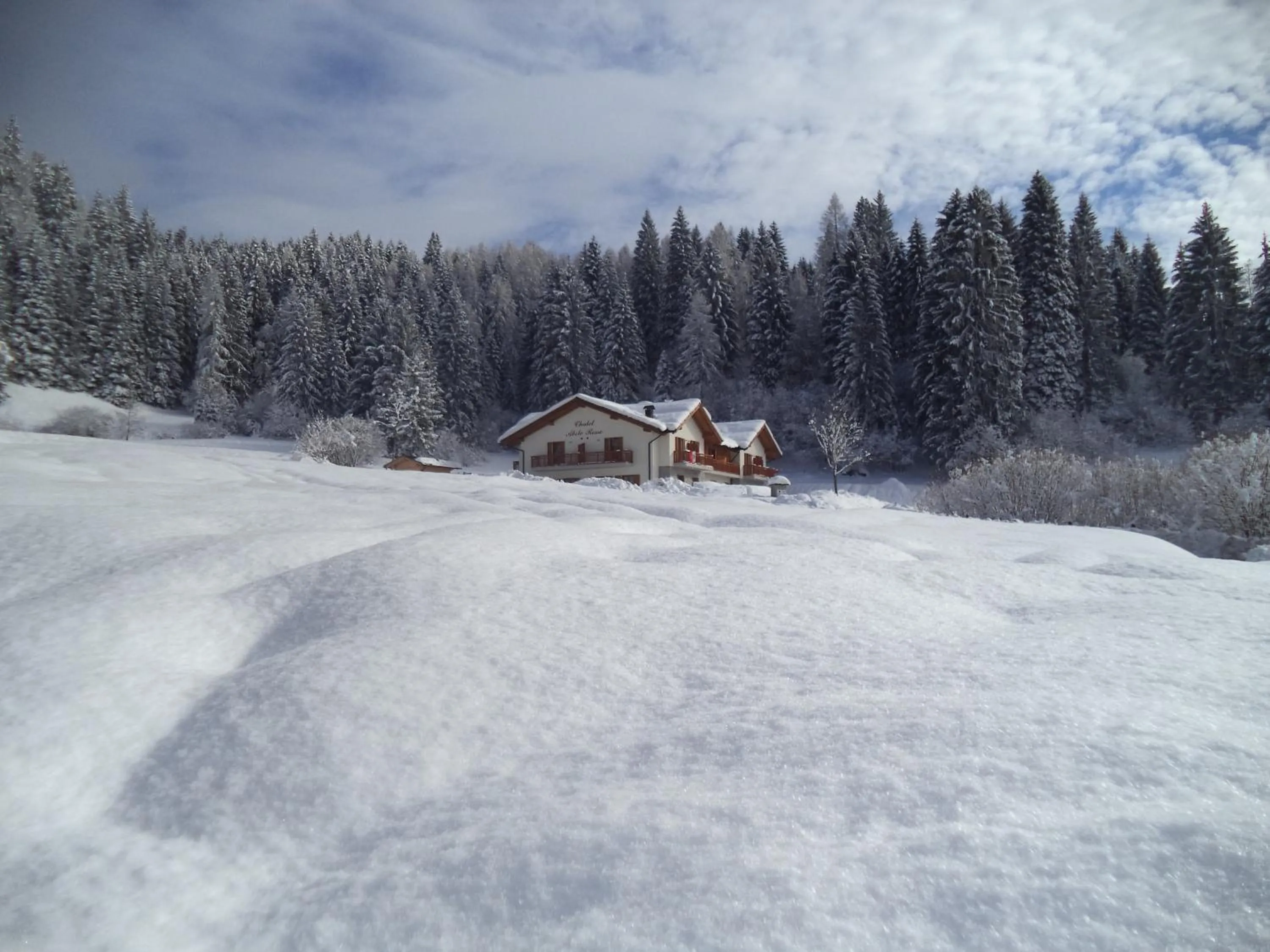 Winter in Albergo Chalet Abete Rosso