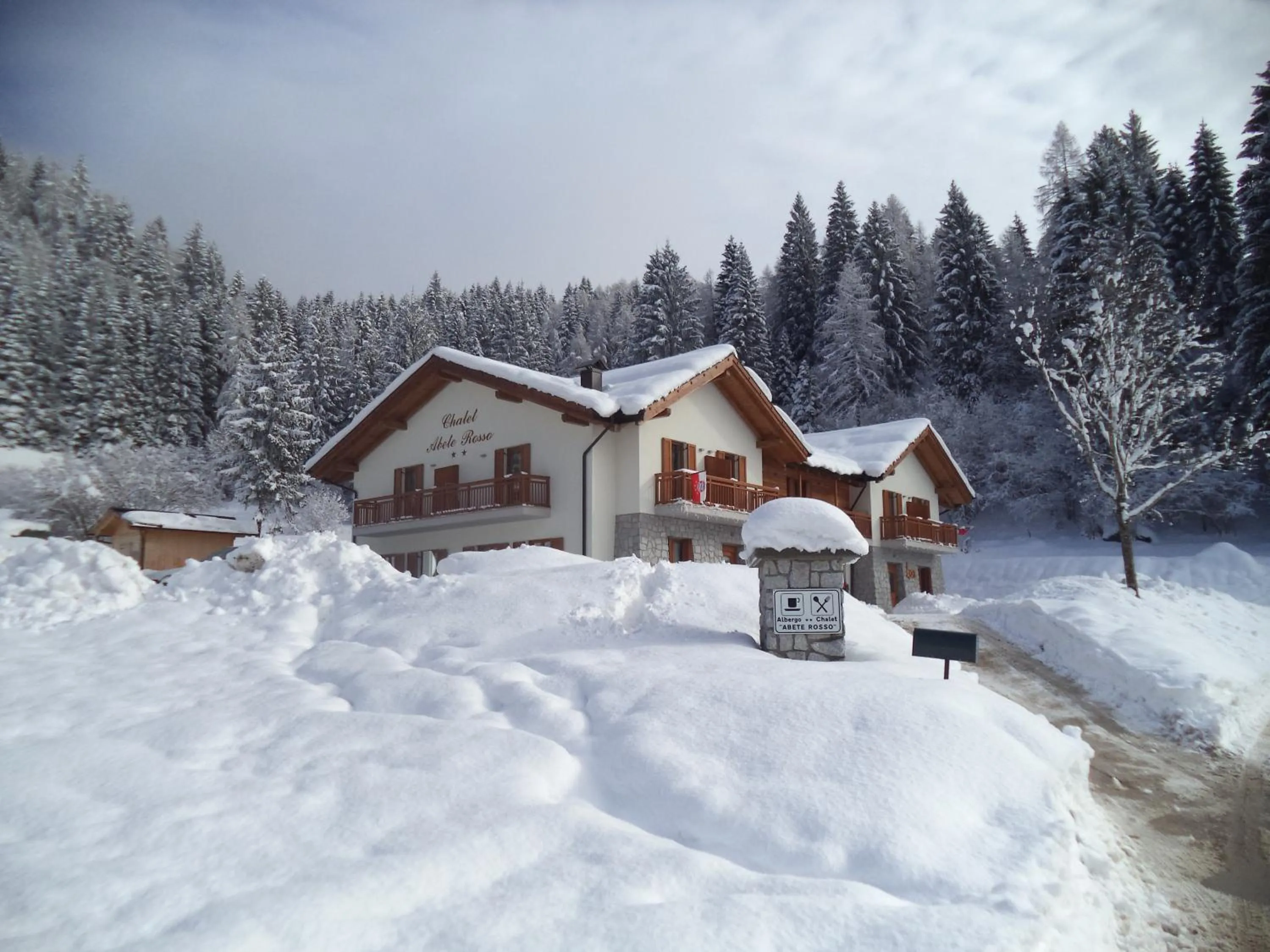 Winter in Albergo Chalet Abete Rosso