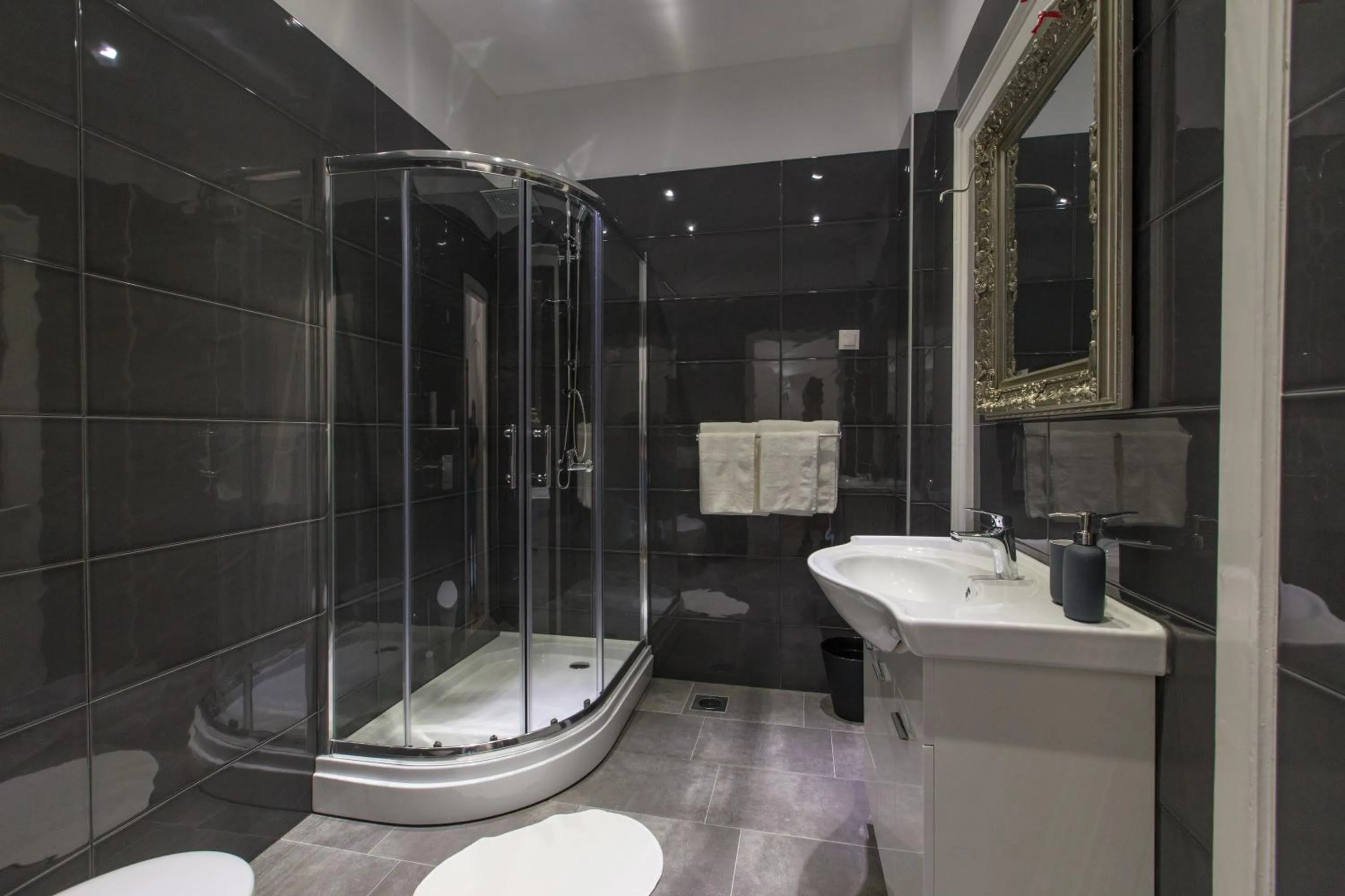 Bathroom in Captain Emo City Apartments