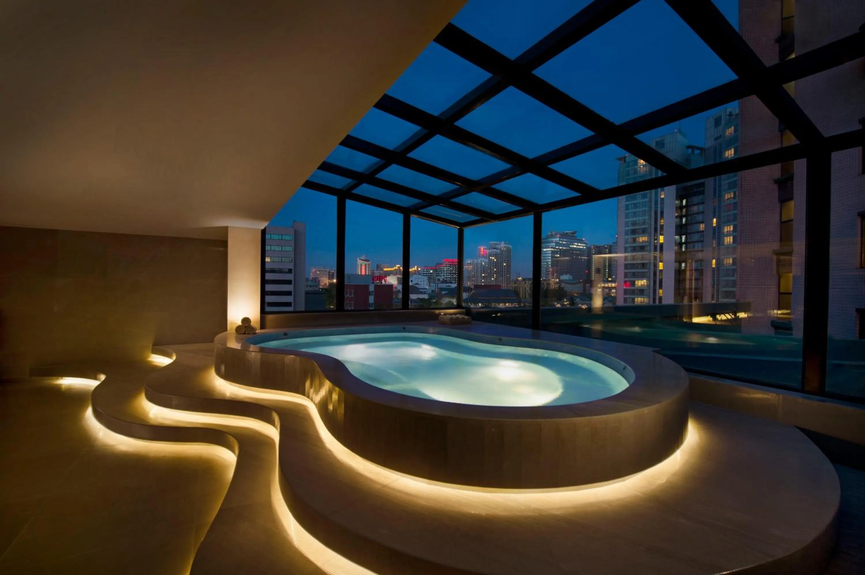 Pool view in Hilton Beijing