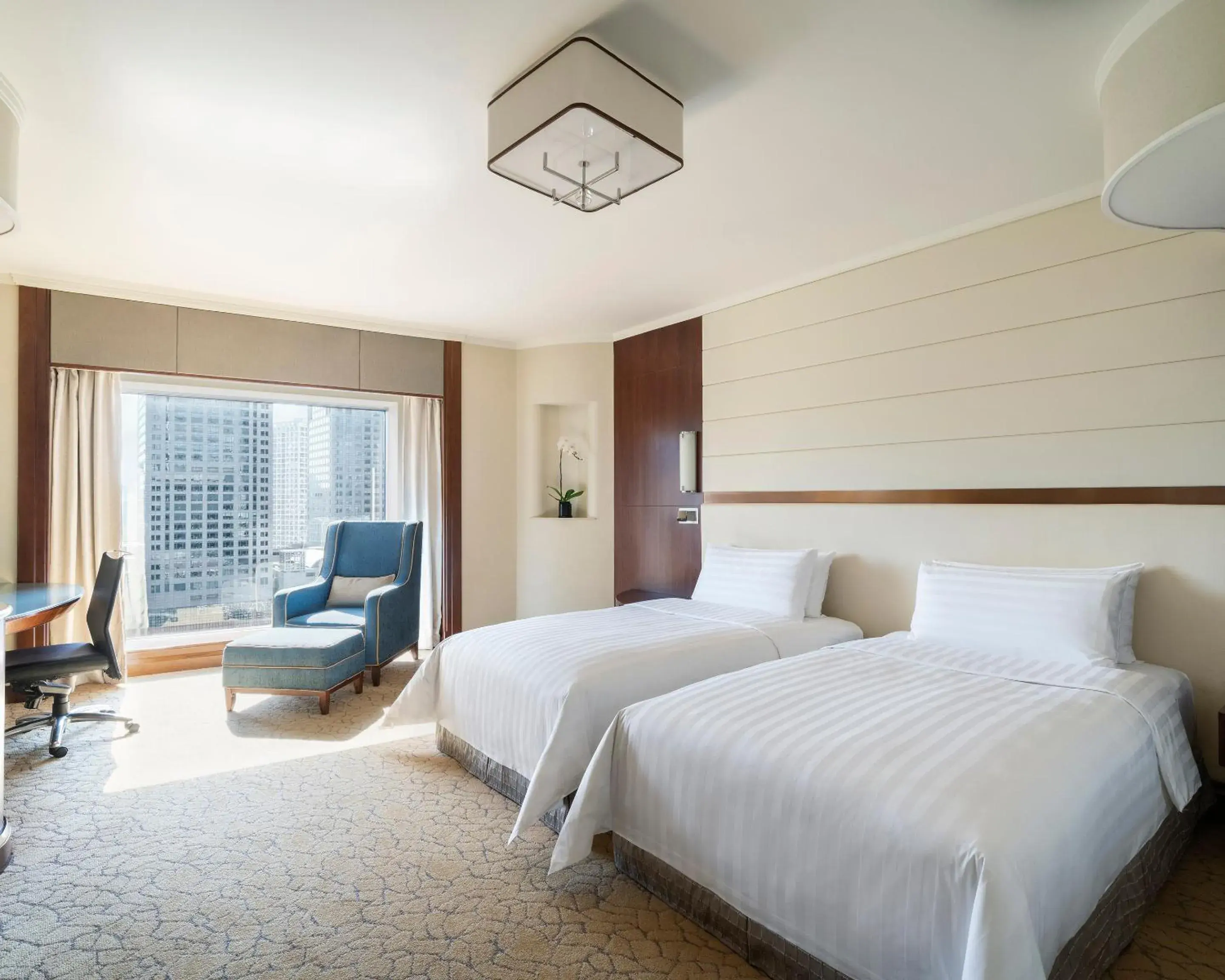 Deluxe Twin Room in China World Hotel, Beijing Deluxe Twin Room in China World Hotel, Beijing