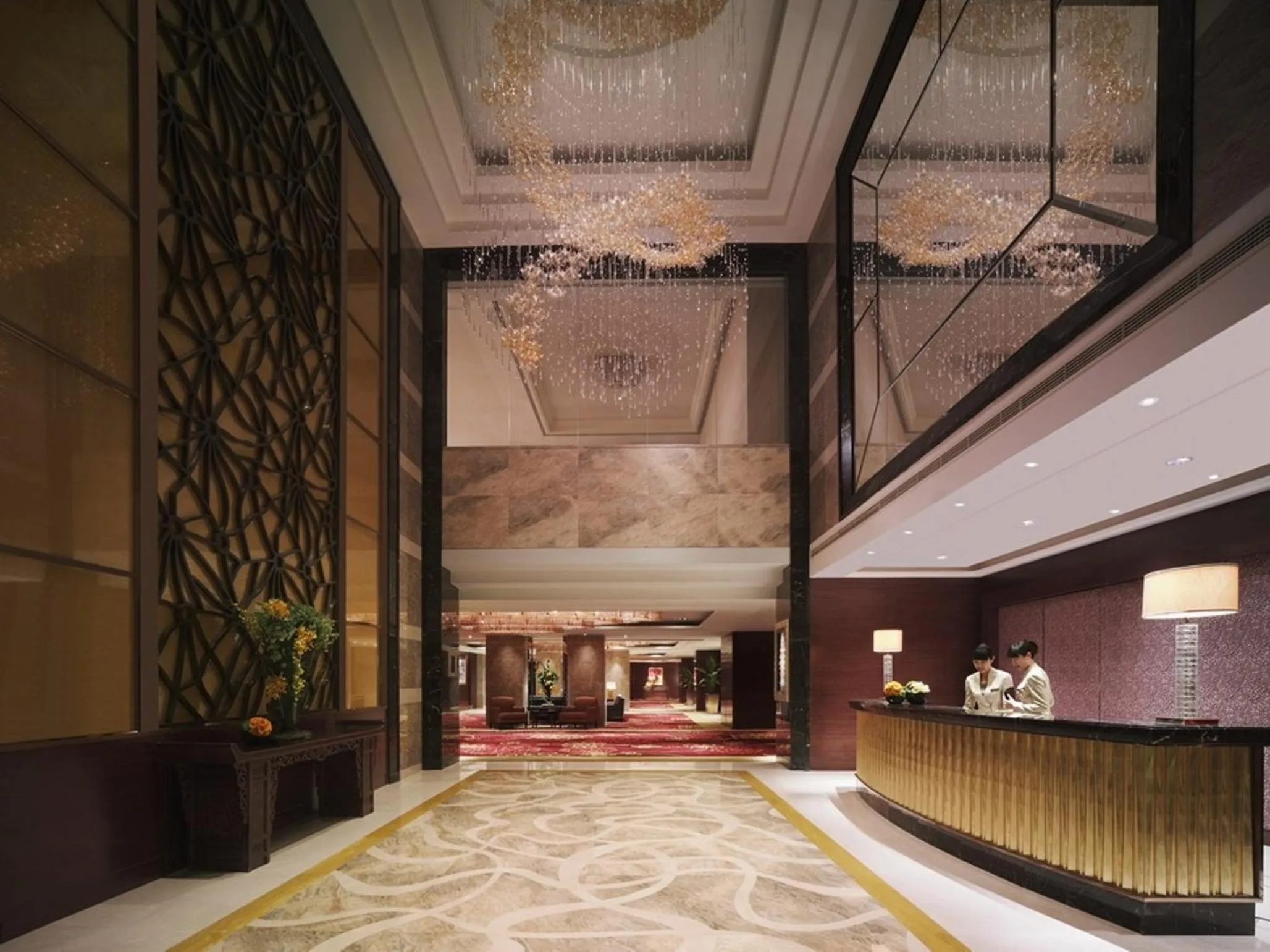 Lobby or reception in China World Hotel, Beijing