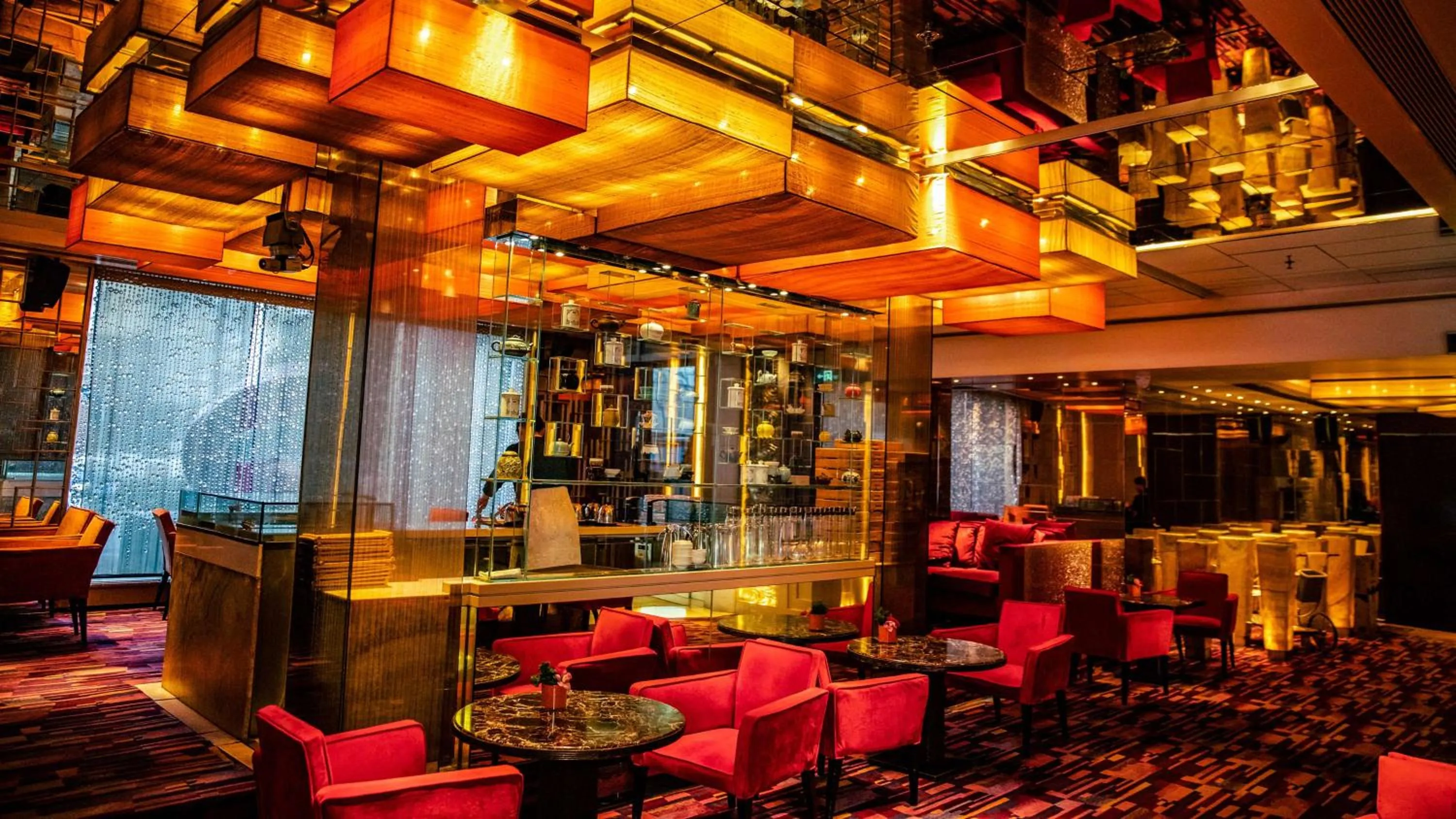 Lounge or bar in Shangri-La Beijing