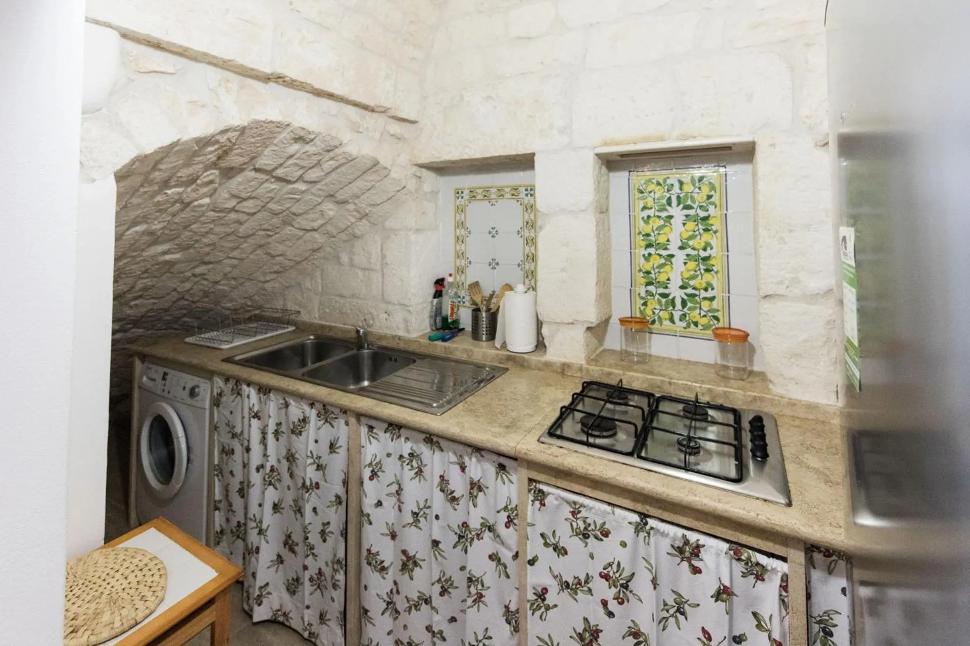 Kitchen or kitchenette in Le Piccole Case Bianche