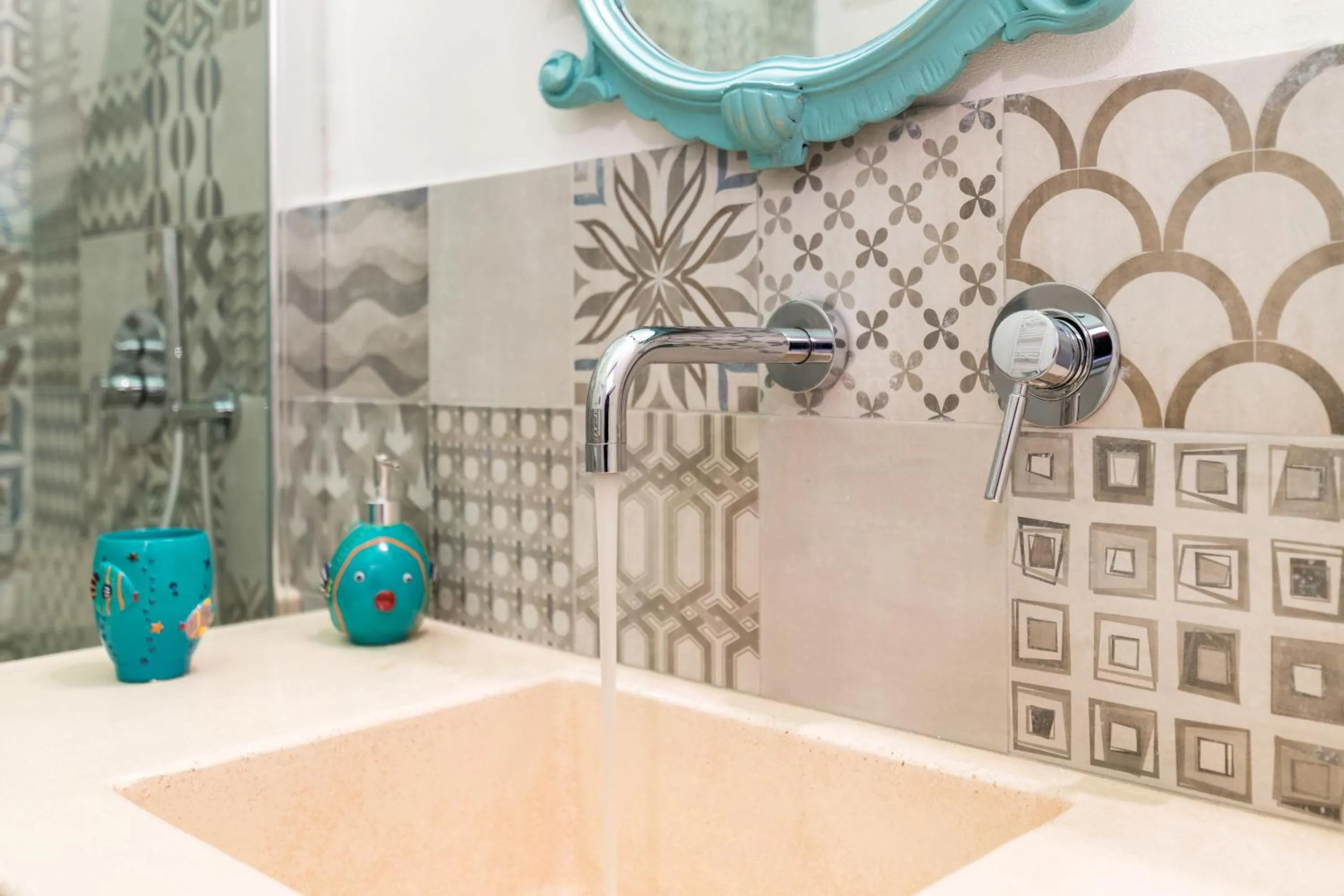 Bathroom in Le Piccole Case Bianche