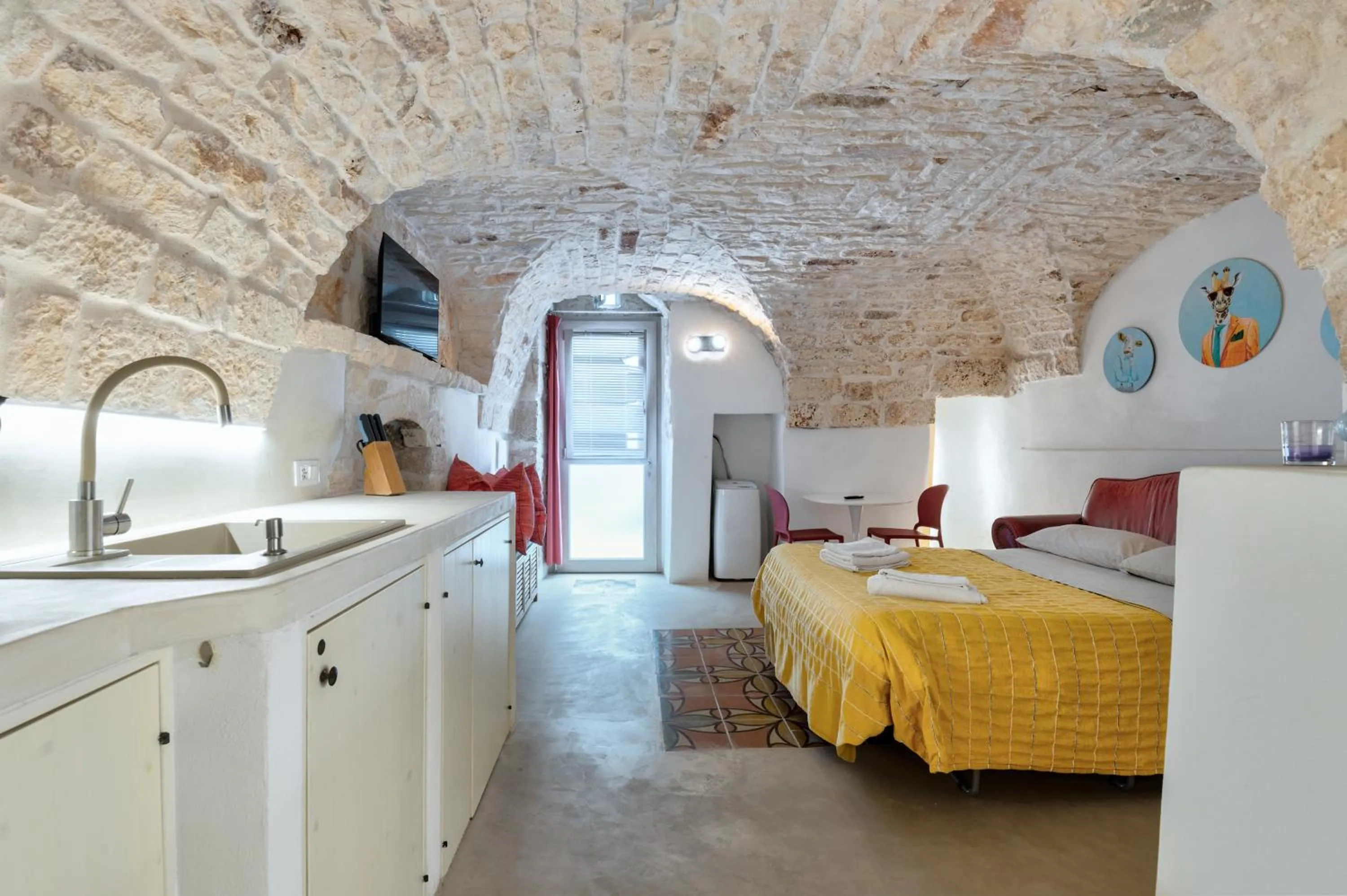Bed in Le Piccole Case Bianche