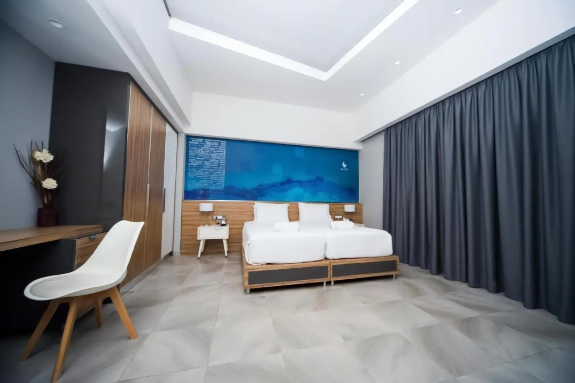 Bedroom, Bed in Island Boutique Hotel