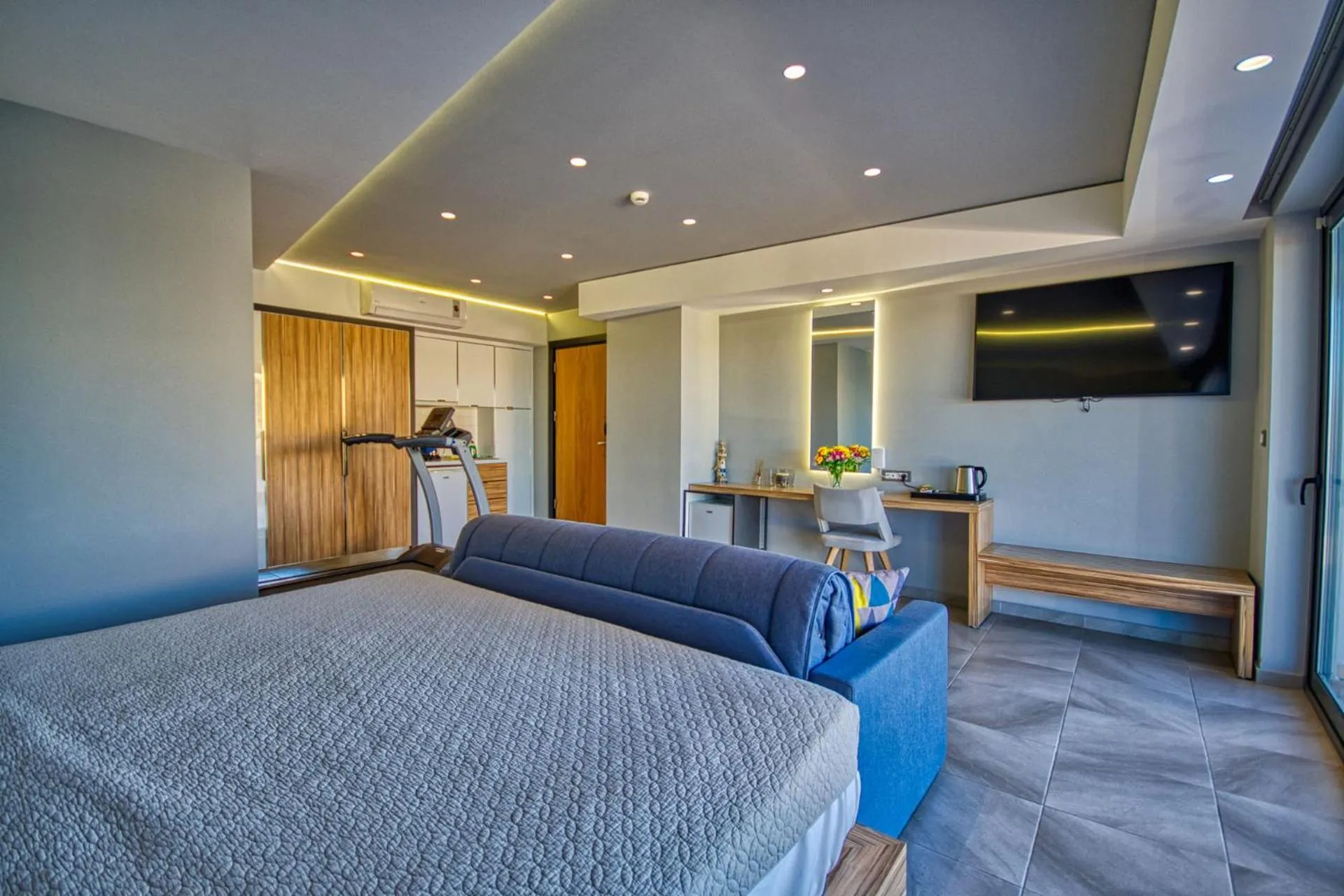 Living room, Bed in Island Boutique Hotel