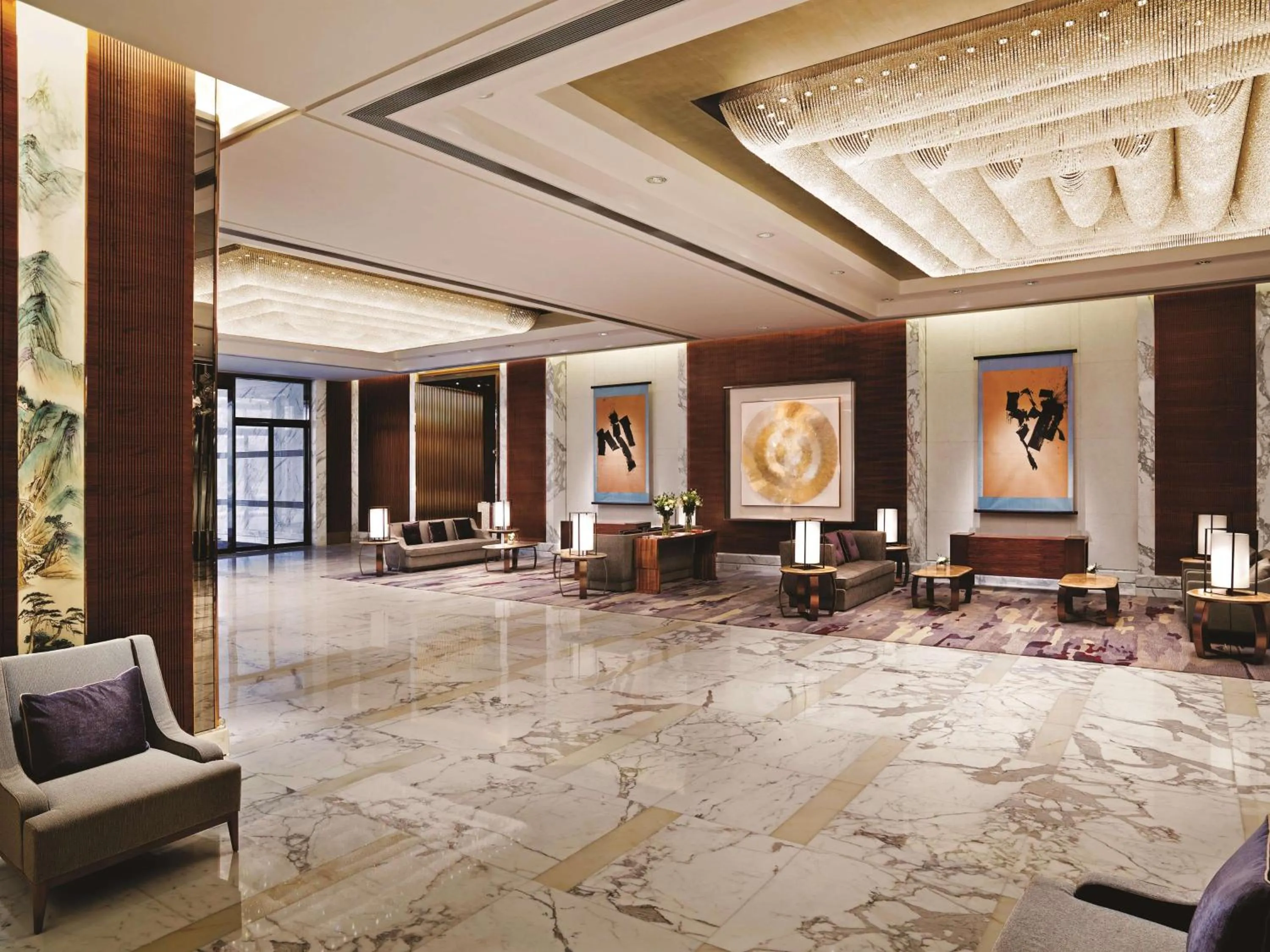 Lobby or reception in Kerry Hotel, Beijing by Shangri-La - 5 Kilometers to The Forbidden City
