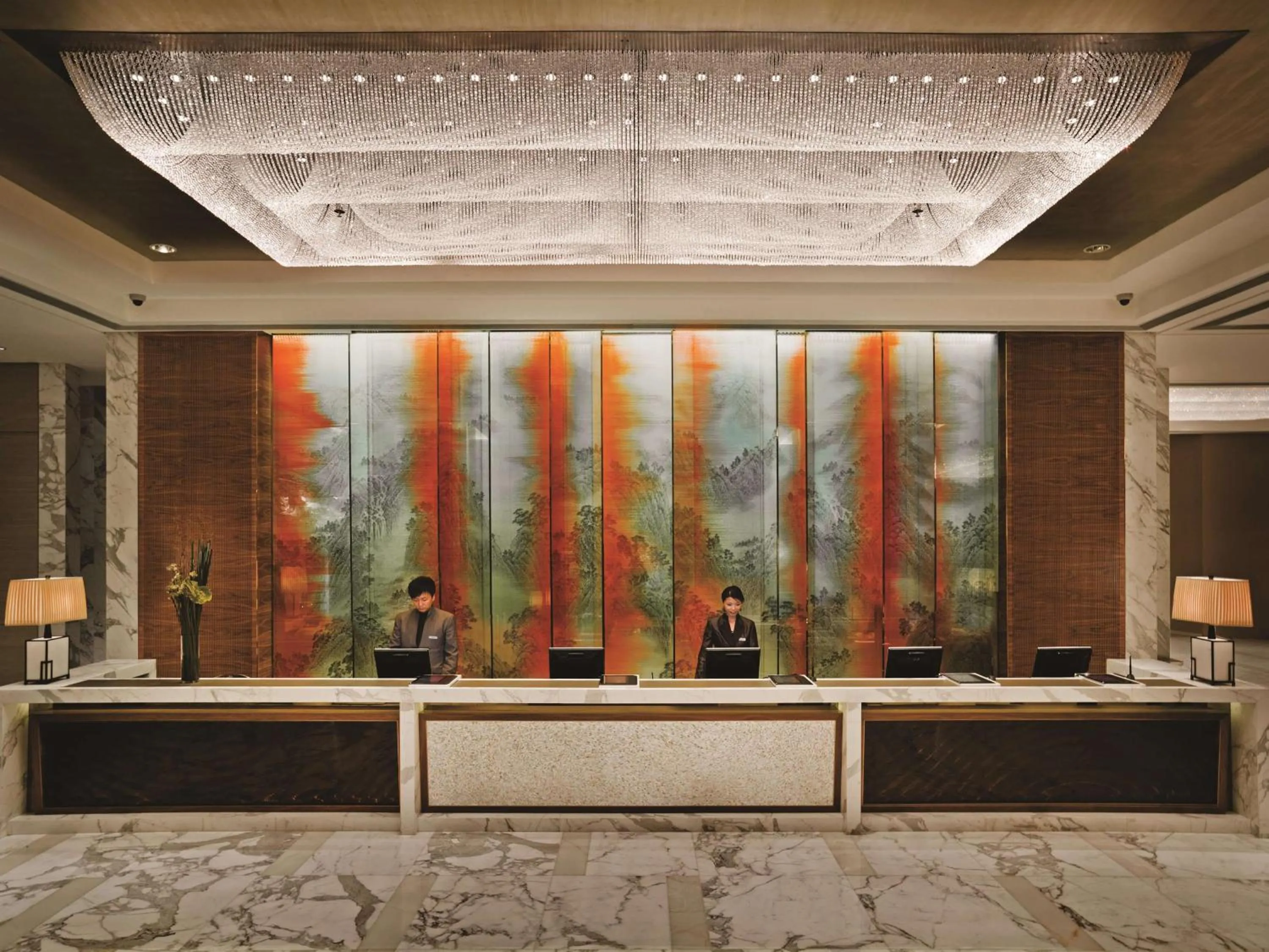 Lobby or reception in Kerry Hotel, Beijing by Shangri-La - 5 Kilometers to The Forbidden City