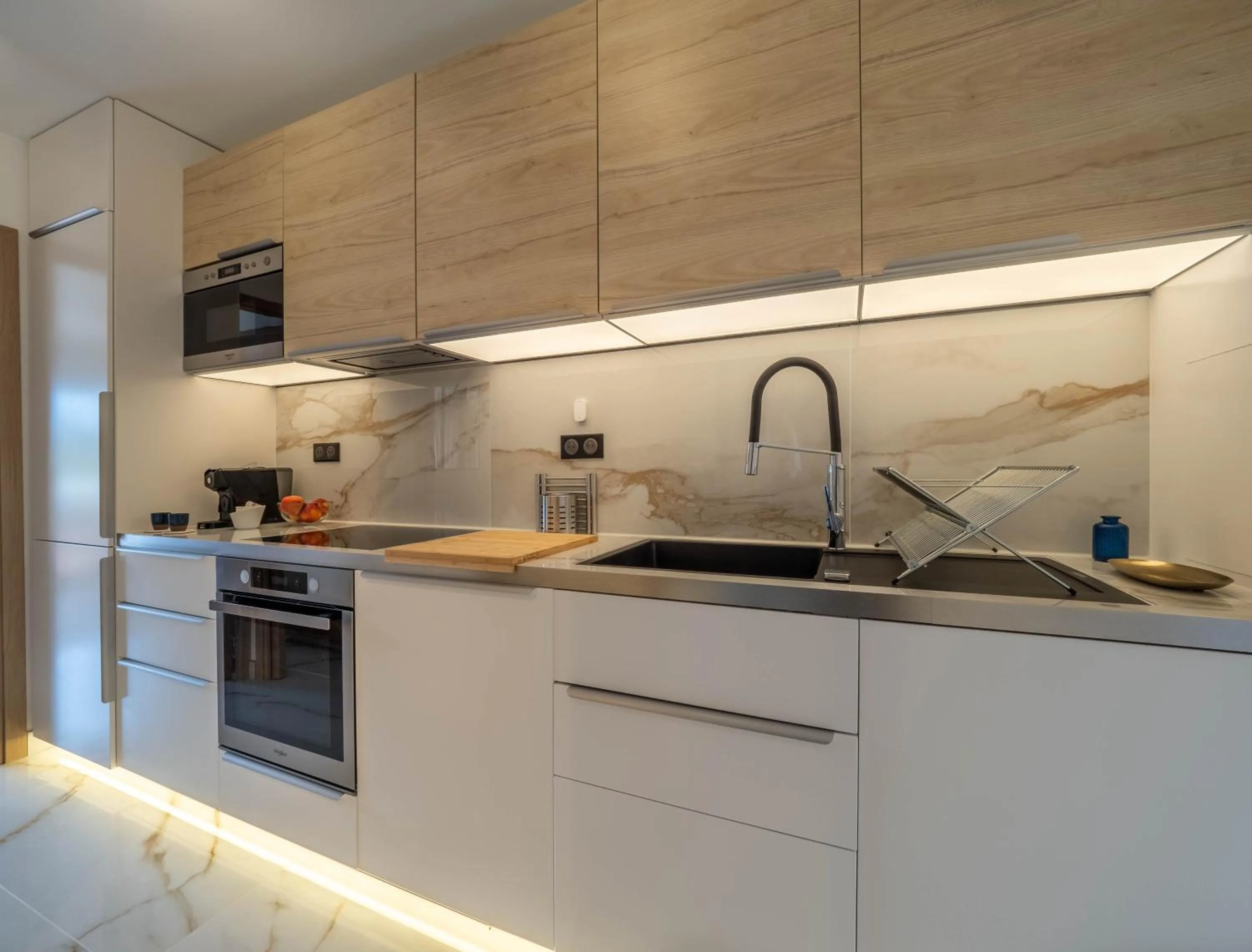 Kitchen or kitchenette in Eden Azur - Résidence Hôtelière