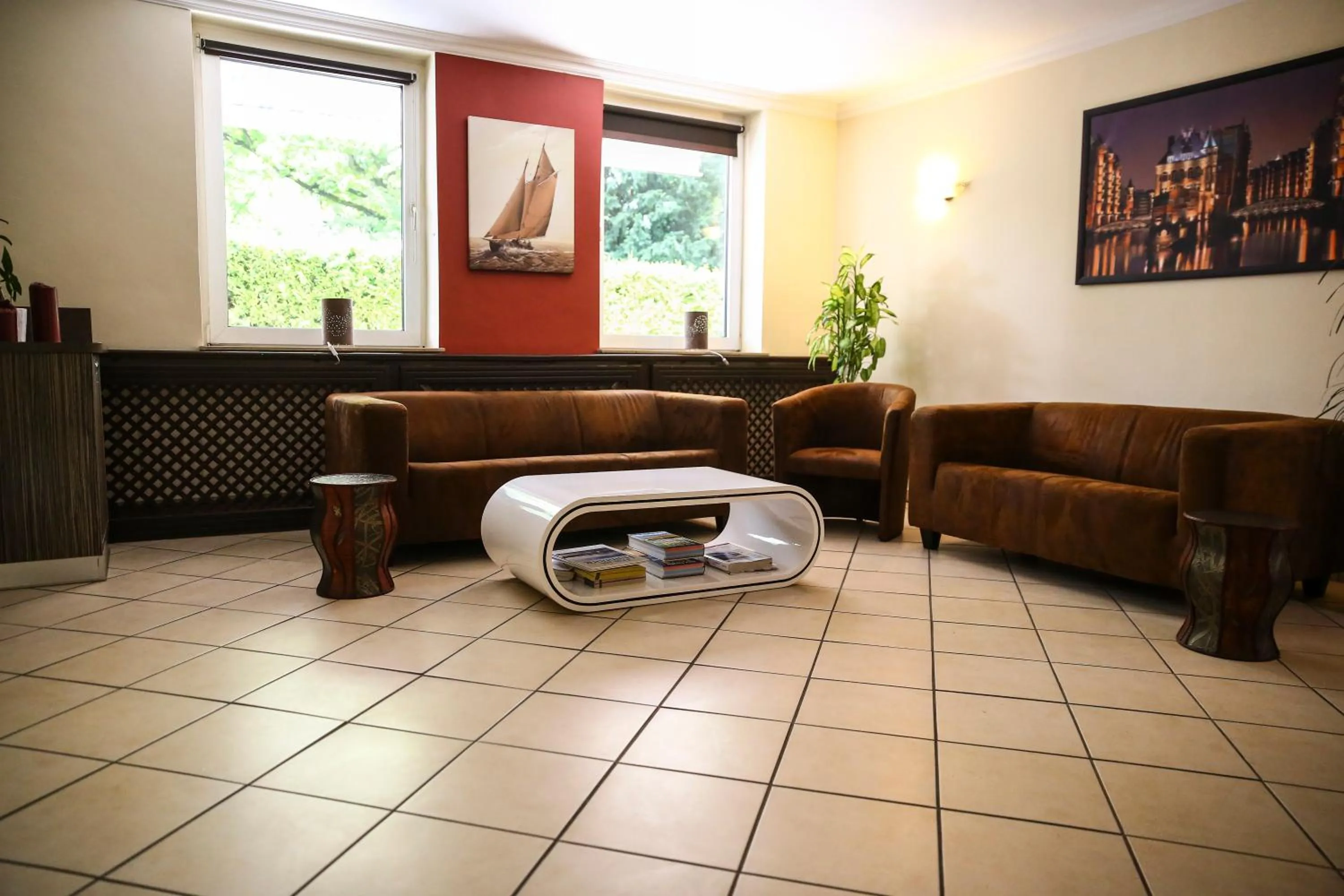 Lobby or reception in Hotel Marienthal Garni