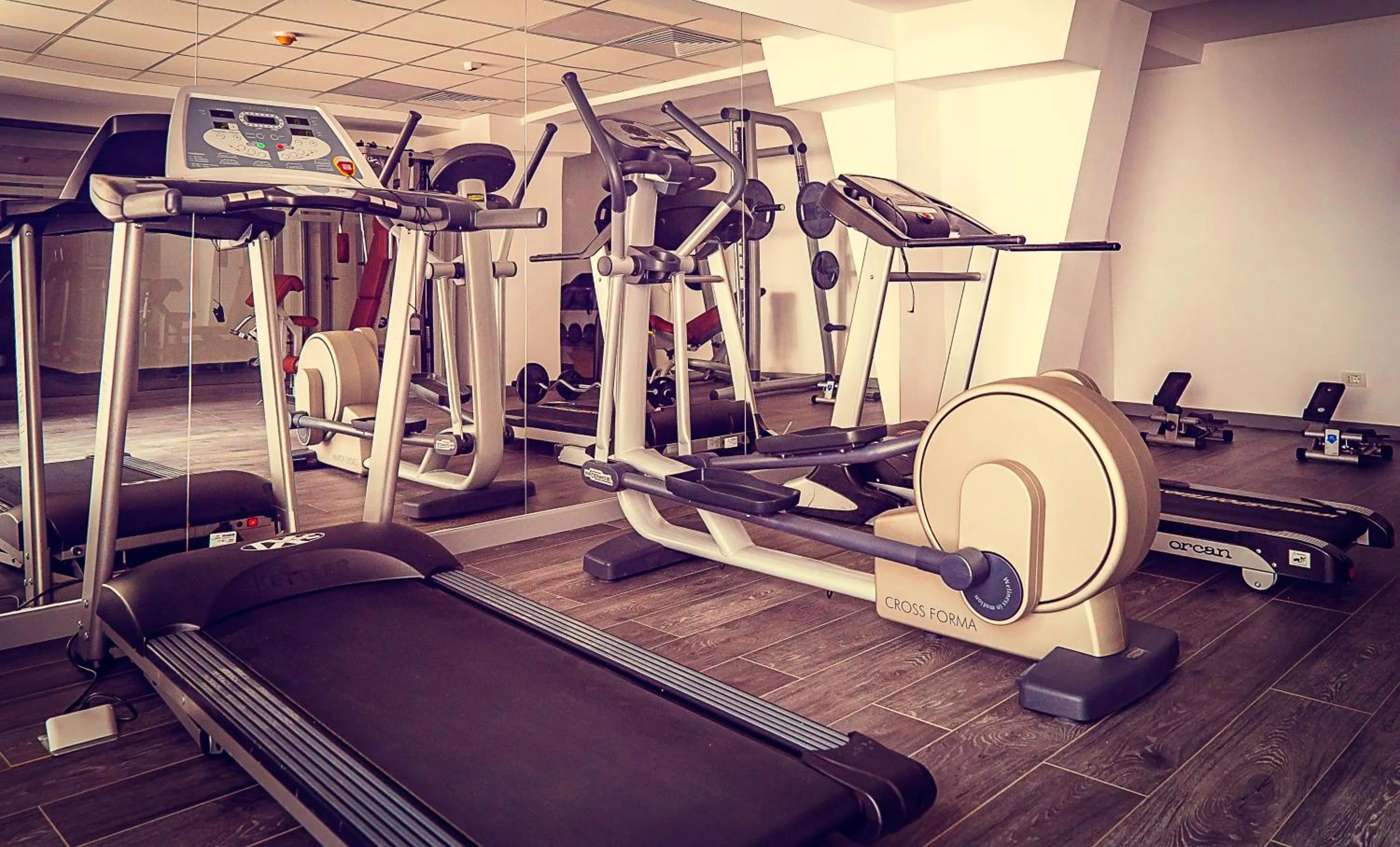 Fitness centre/facilities in Hotel Perla