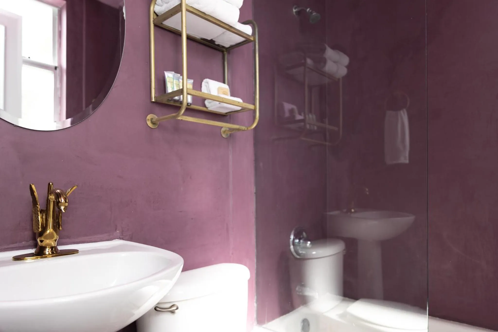 Bathroom in Crest Hotel Suites