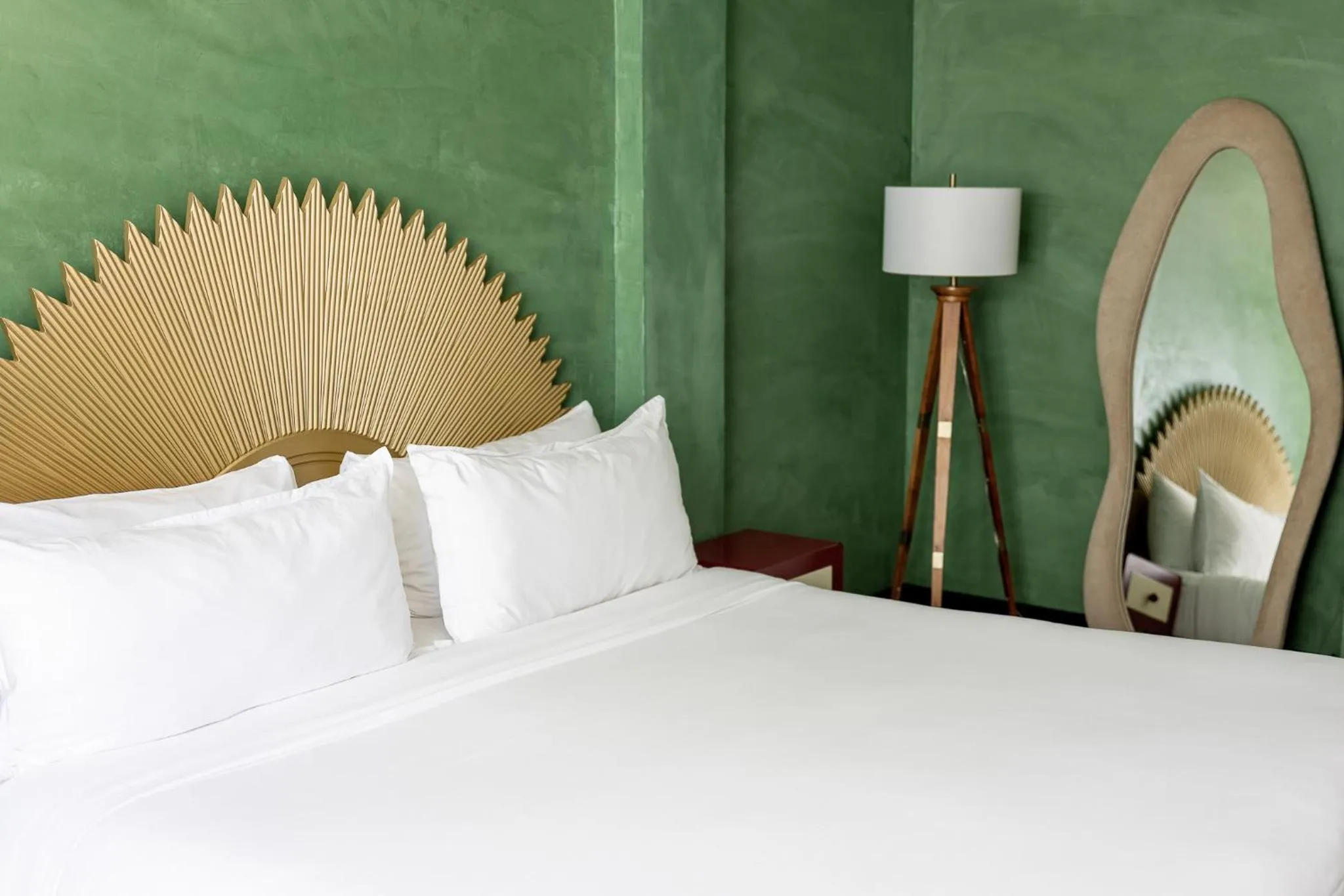 Bed in Crest Hotel Suites