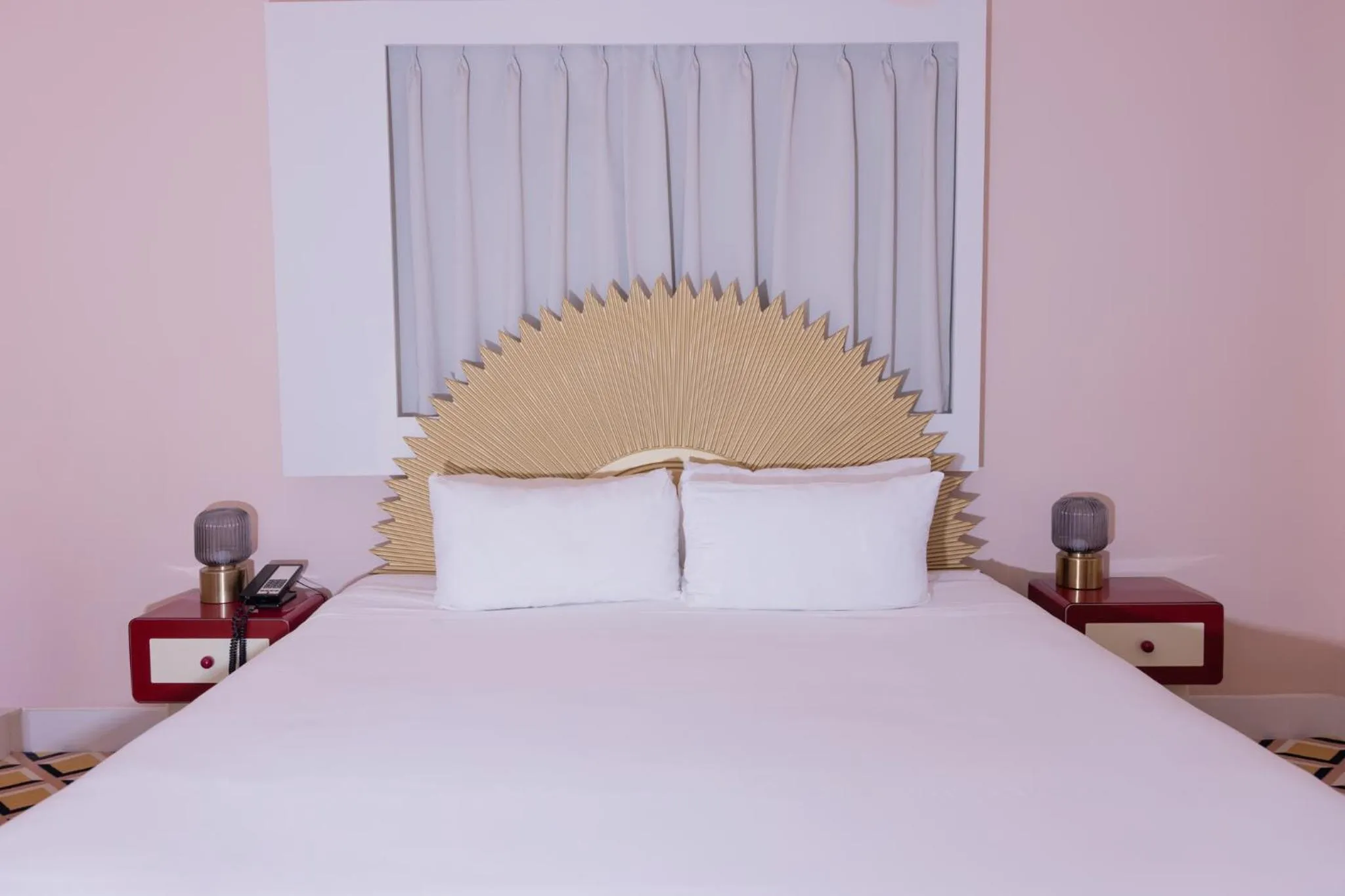 Bed in Crest Hotel Suites