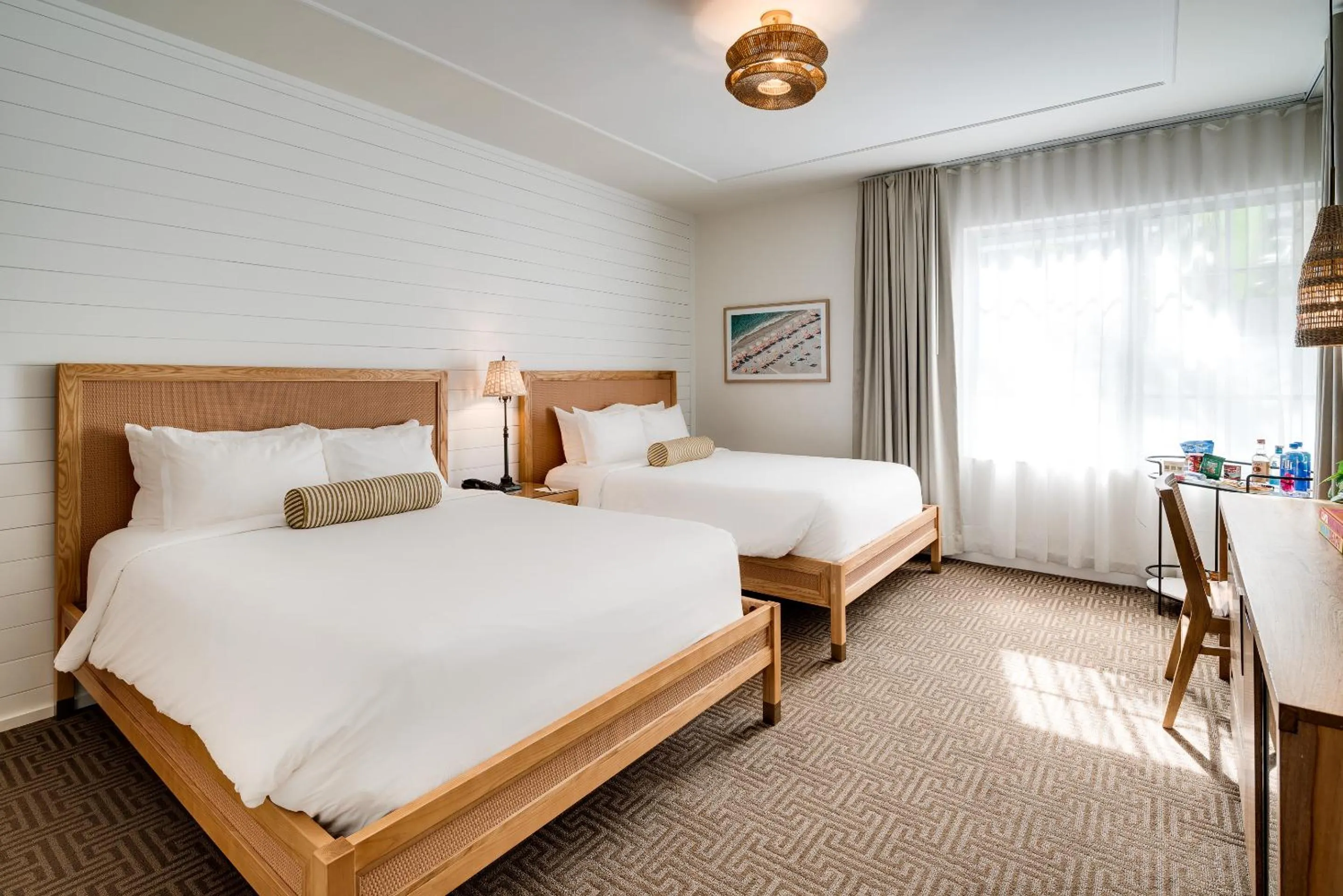 Bed in South Beach Hotel