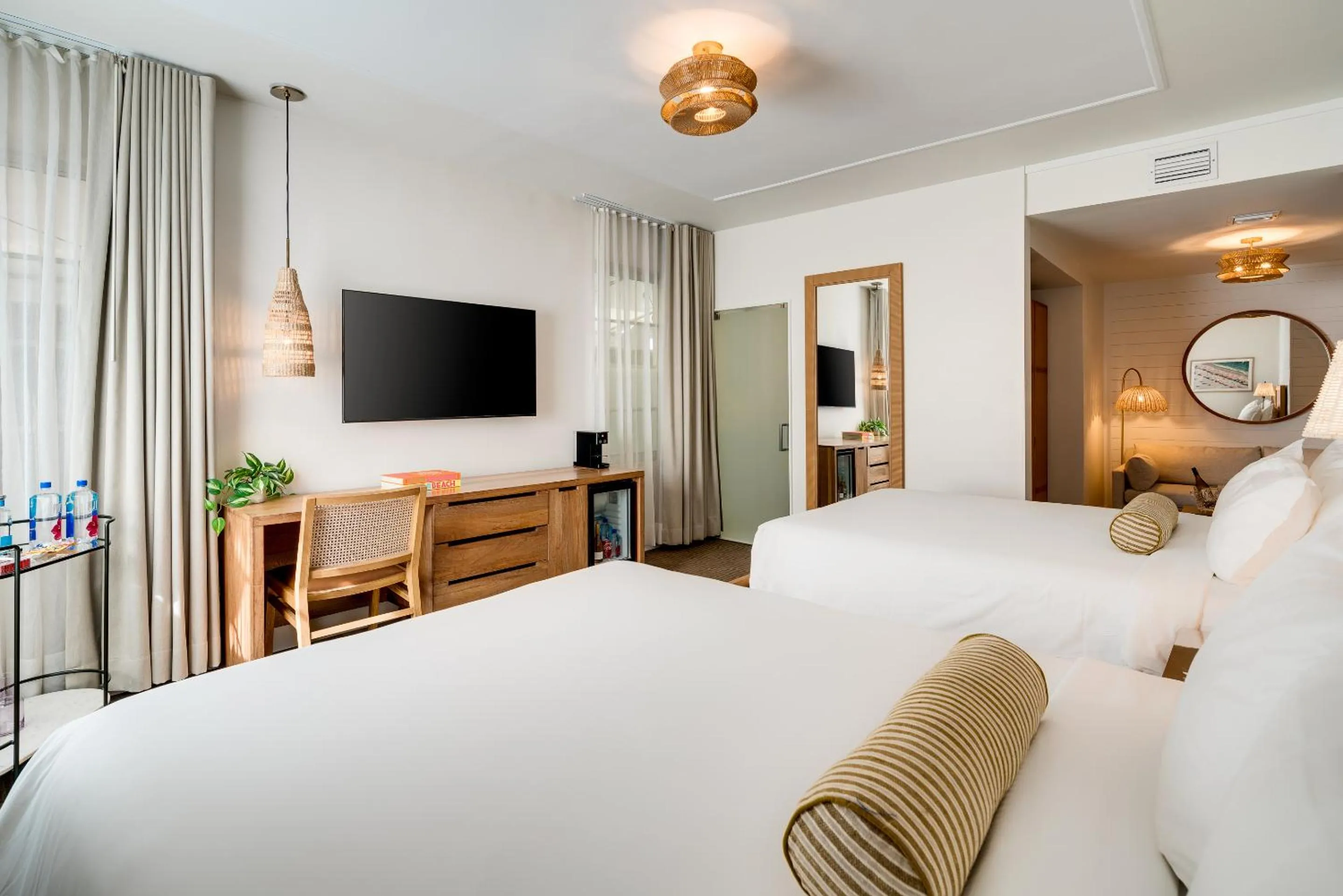 Bed in South Beach Hotel