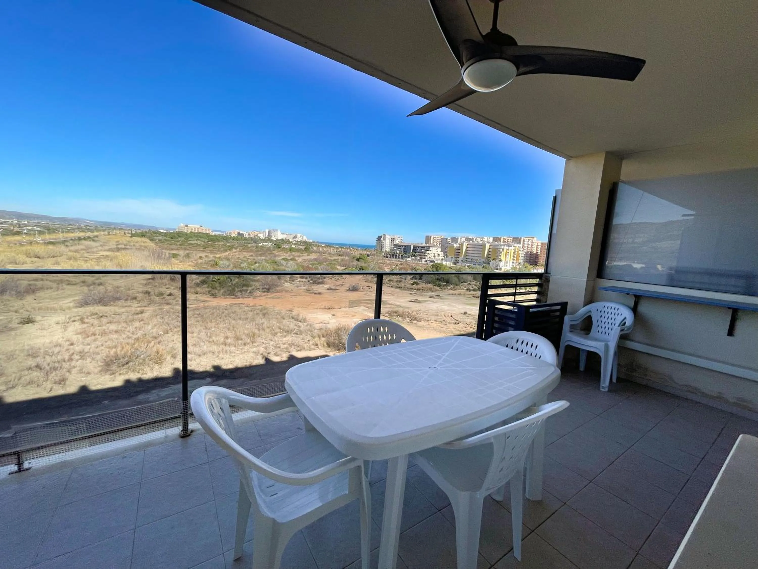 Balcony/Terrace in Apartamentos Terrazas al Mar 3000