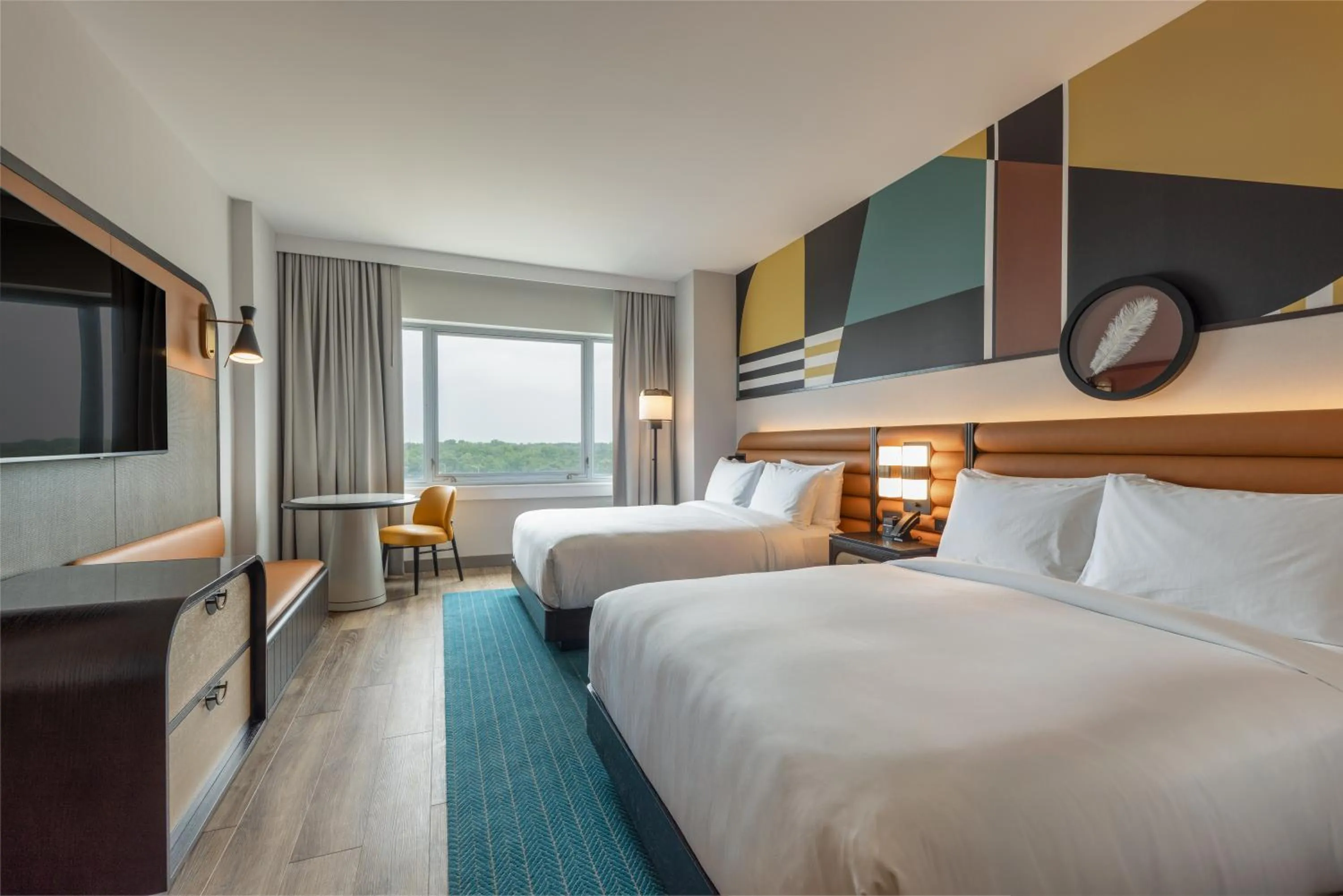 Guests, Bed in Hyatt Centric Chicago Ohare