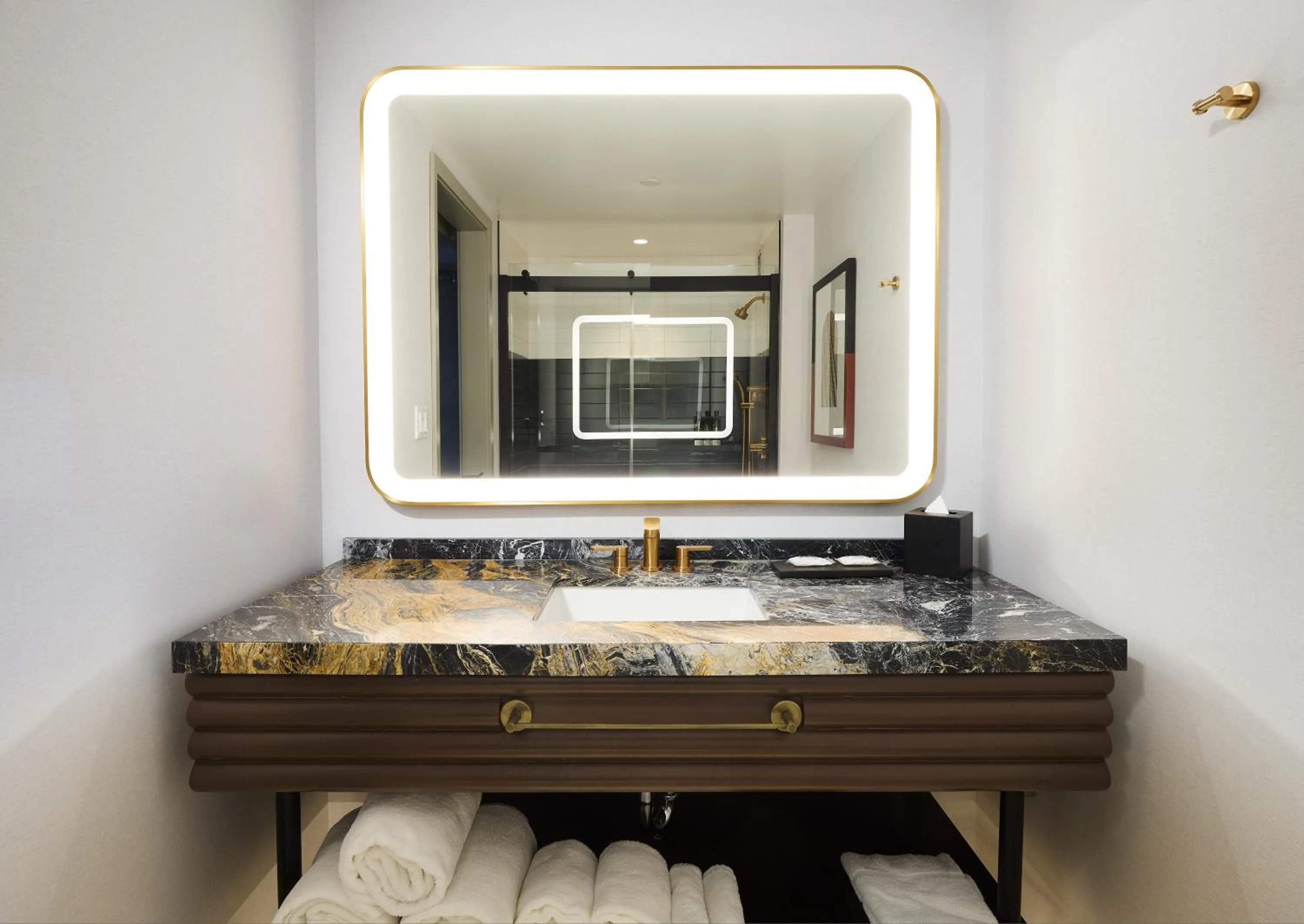 Bathroom in Hyatt Centric Chicago Ohare