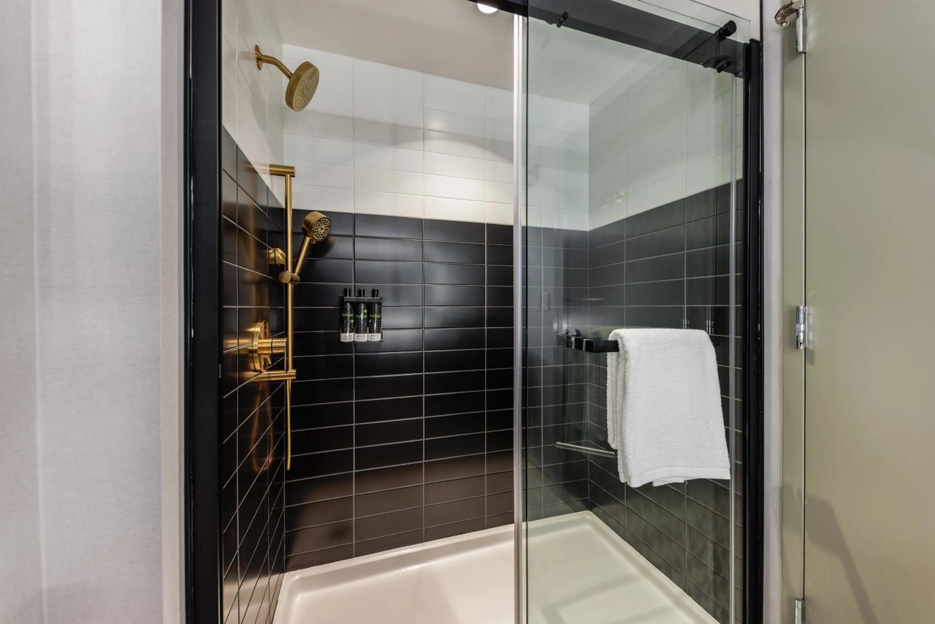 Shower in Hyatt Centric Chicago Ohare