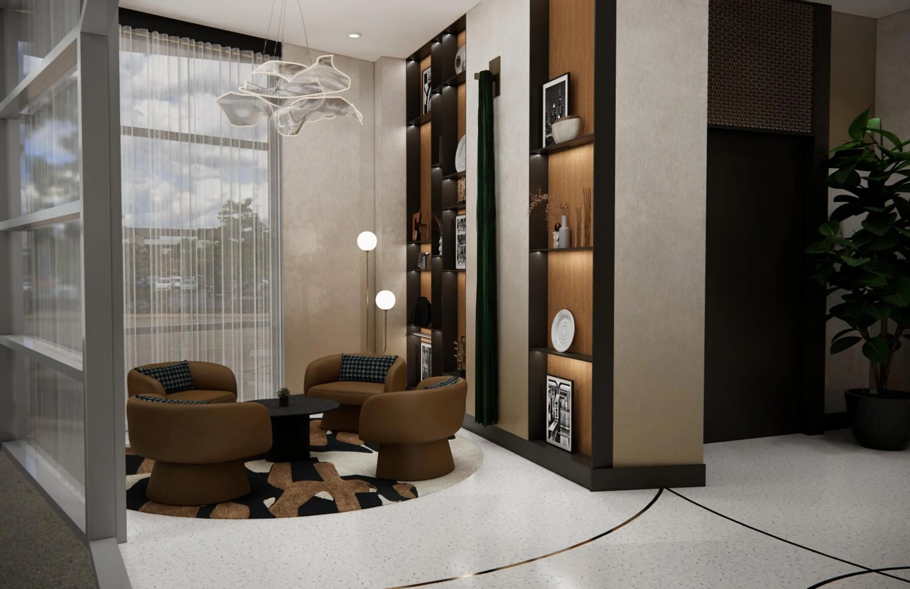 Lobby or reception in Hyatt Centric Chicago Ohare