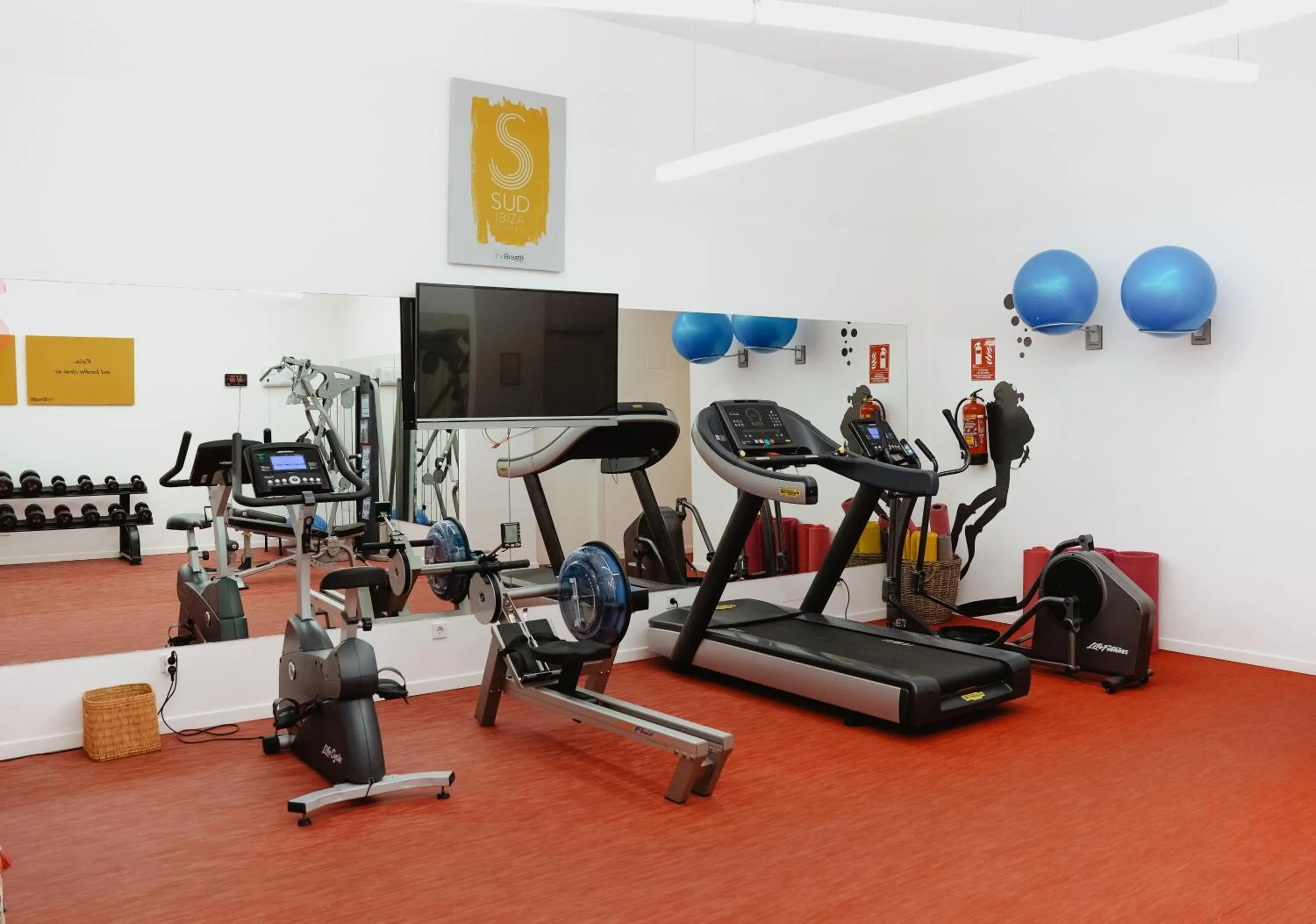 Fitness centre/facilities in Sud Ibiza Suites