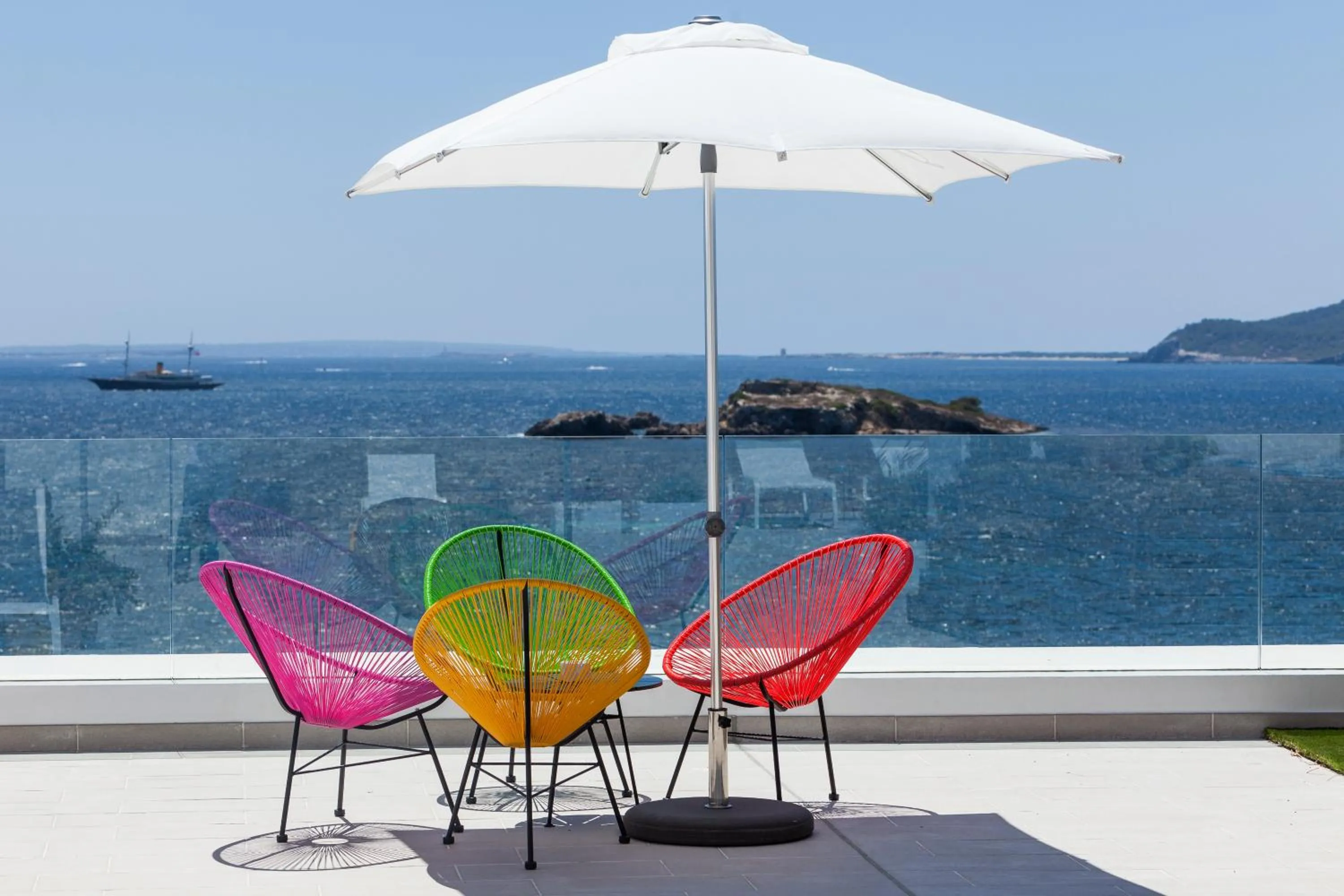 Solarium in Sud Ibiza Suites