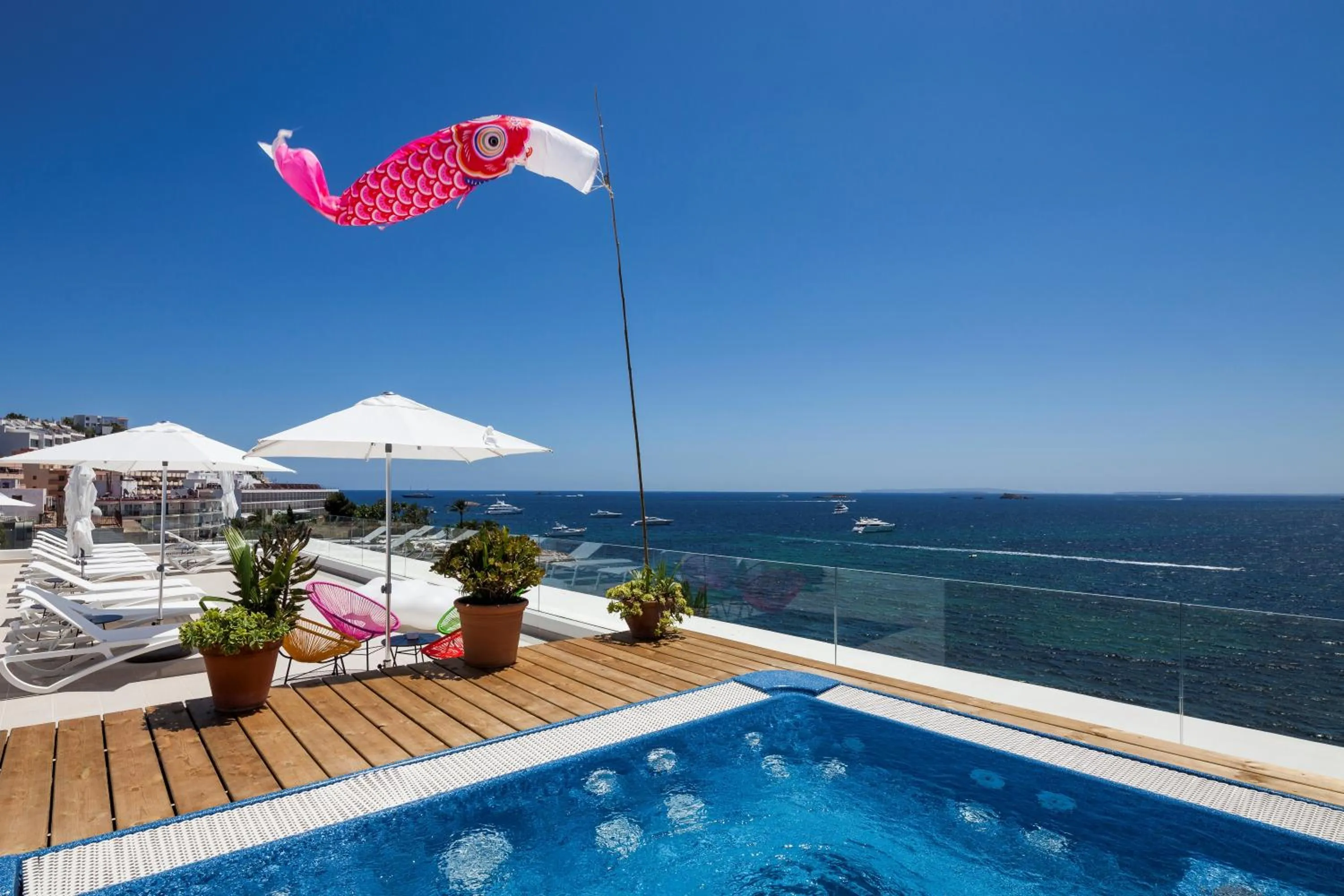 Solarium in Sud Ibiza Suites