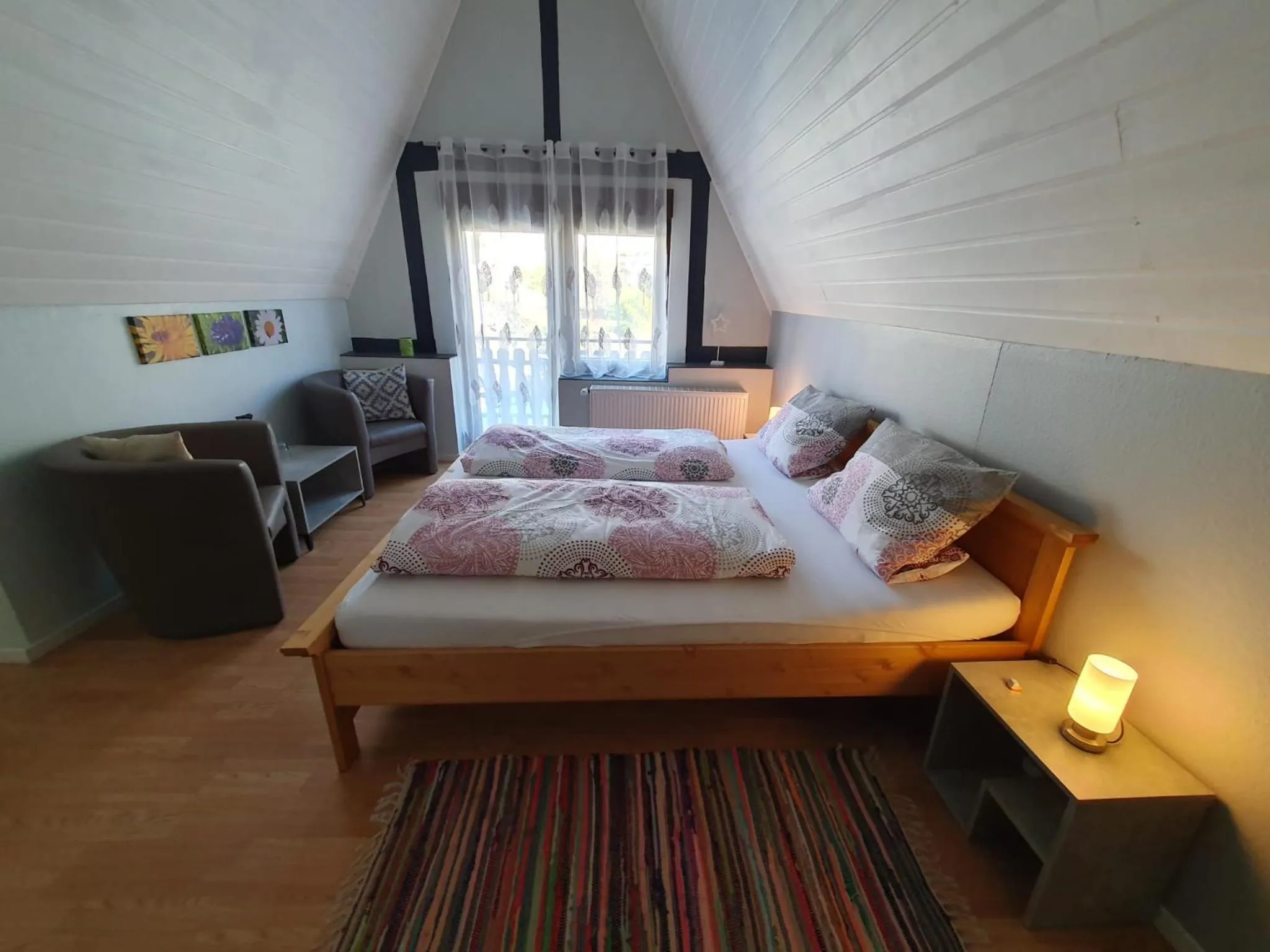 Photo of the whole room, Bed in Pension Rehschopp