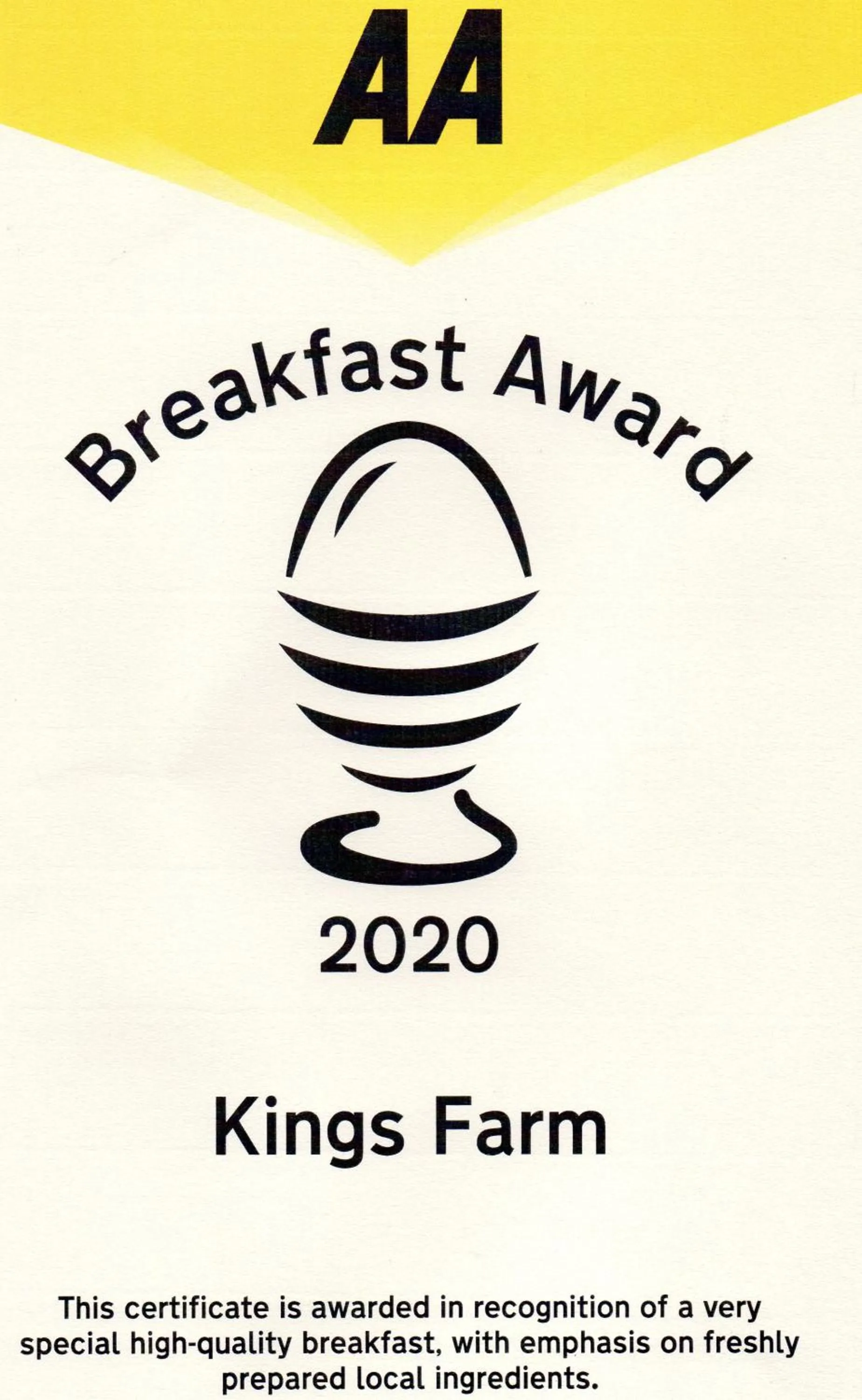 Breakfast in Kings Farm