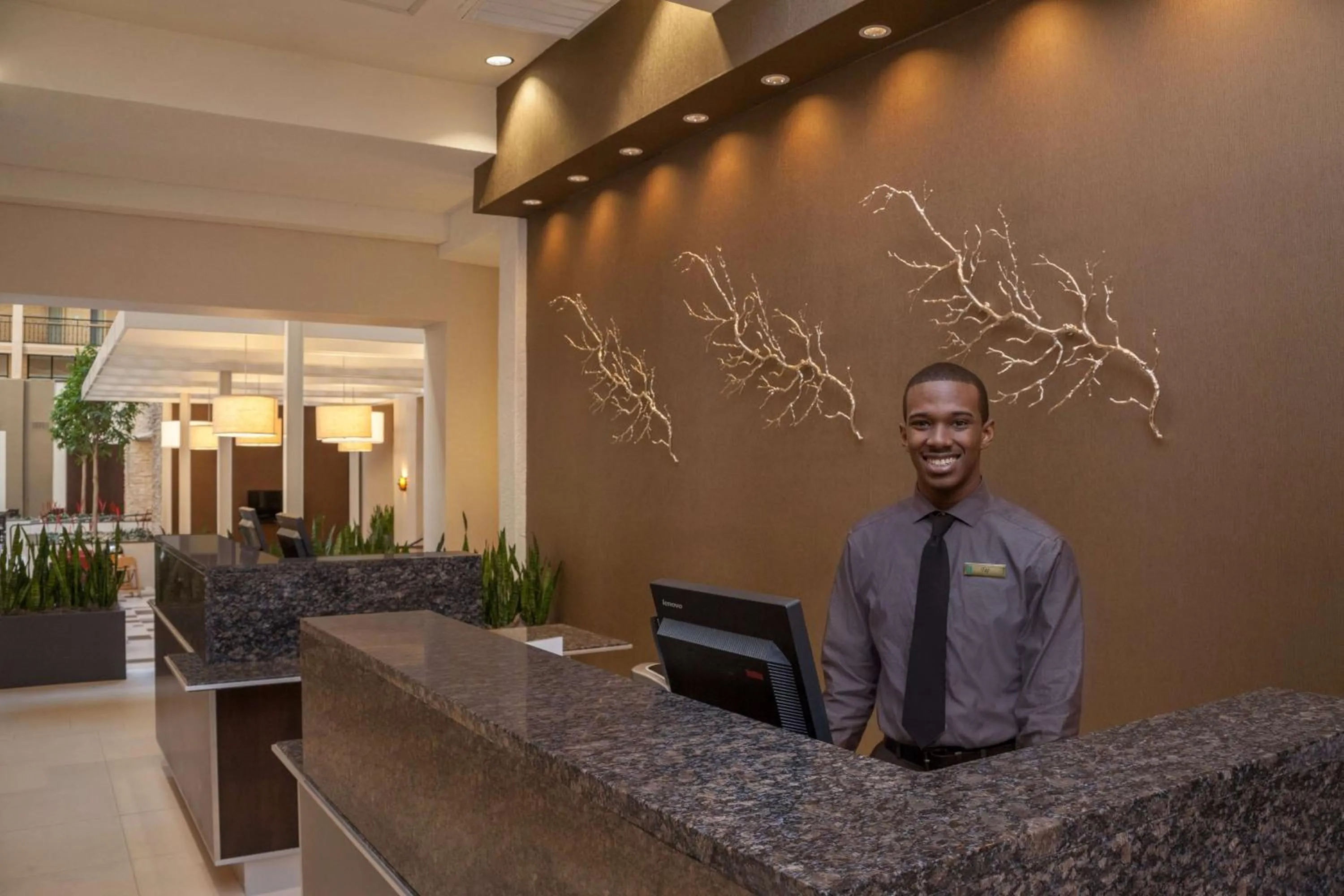 Lobby or reception in Embassy Suites Baton Rouge
