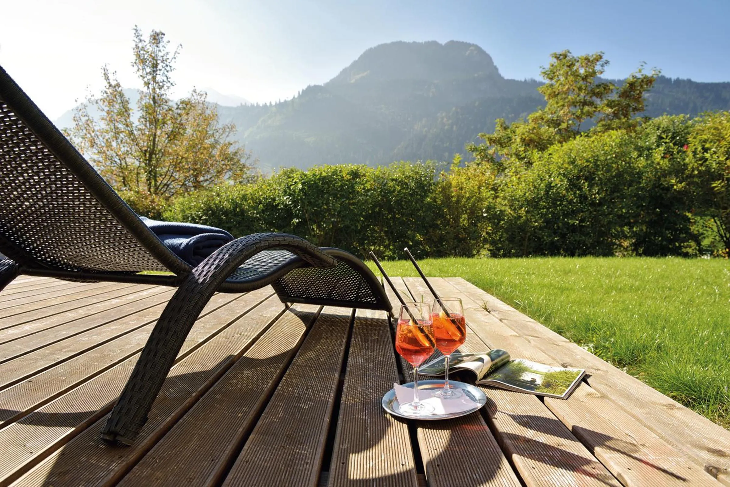 Garden in DIE GAMS Hotel Restaurant