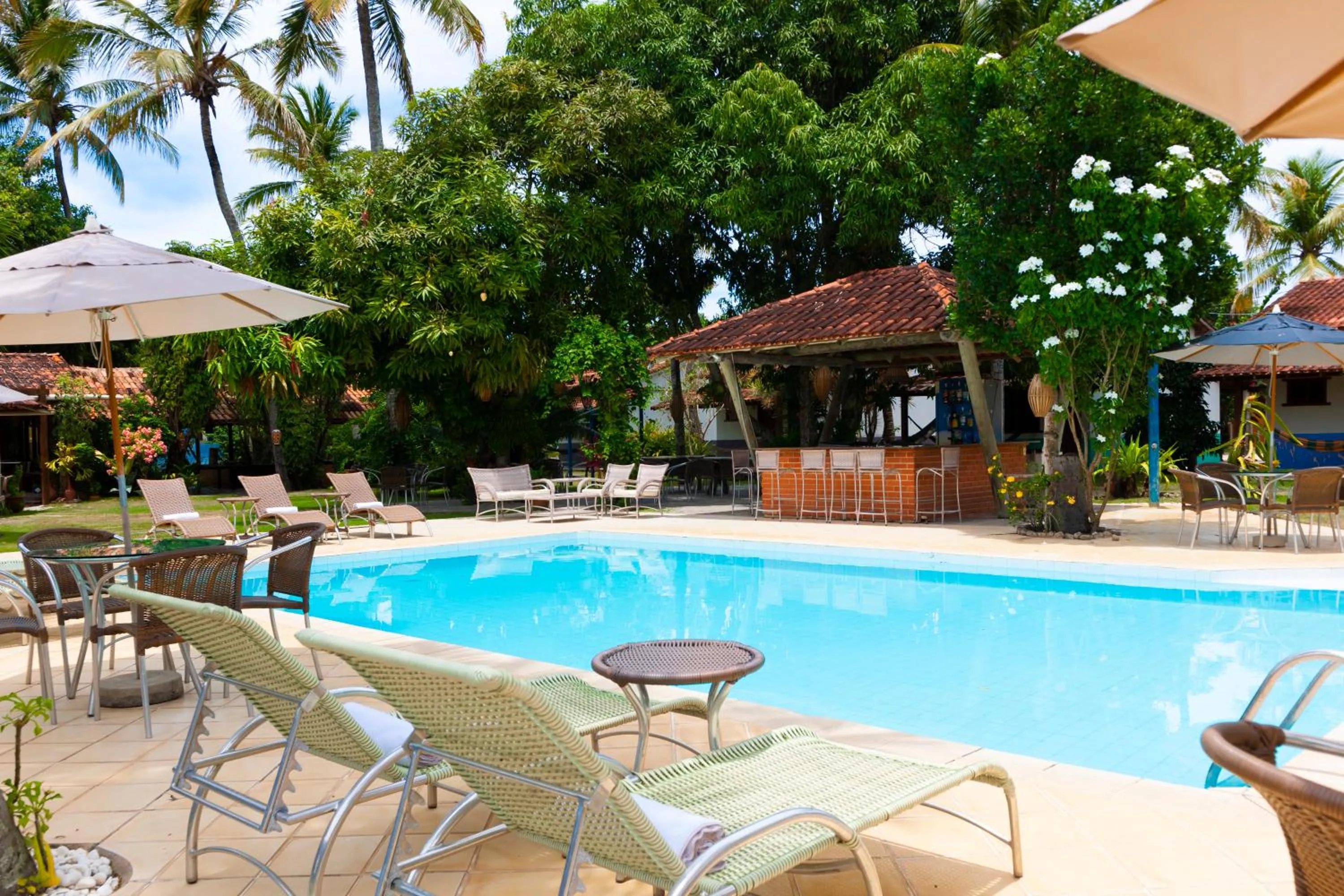 Patio in Pousada Estalagem Vila Tania