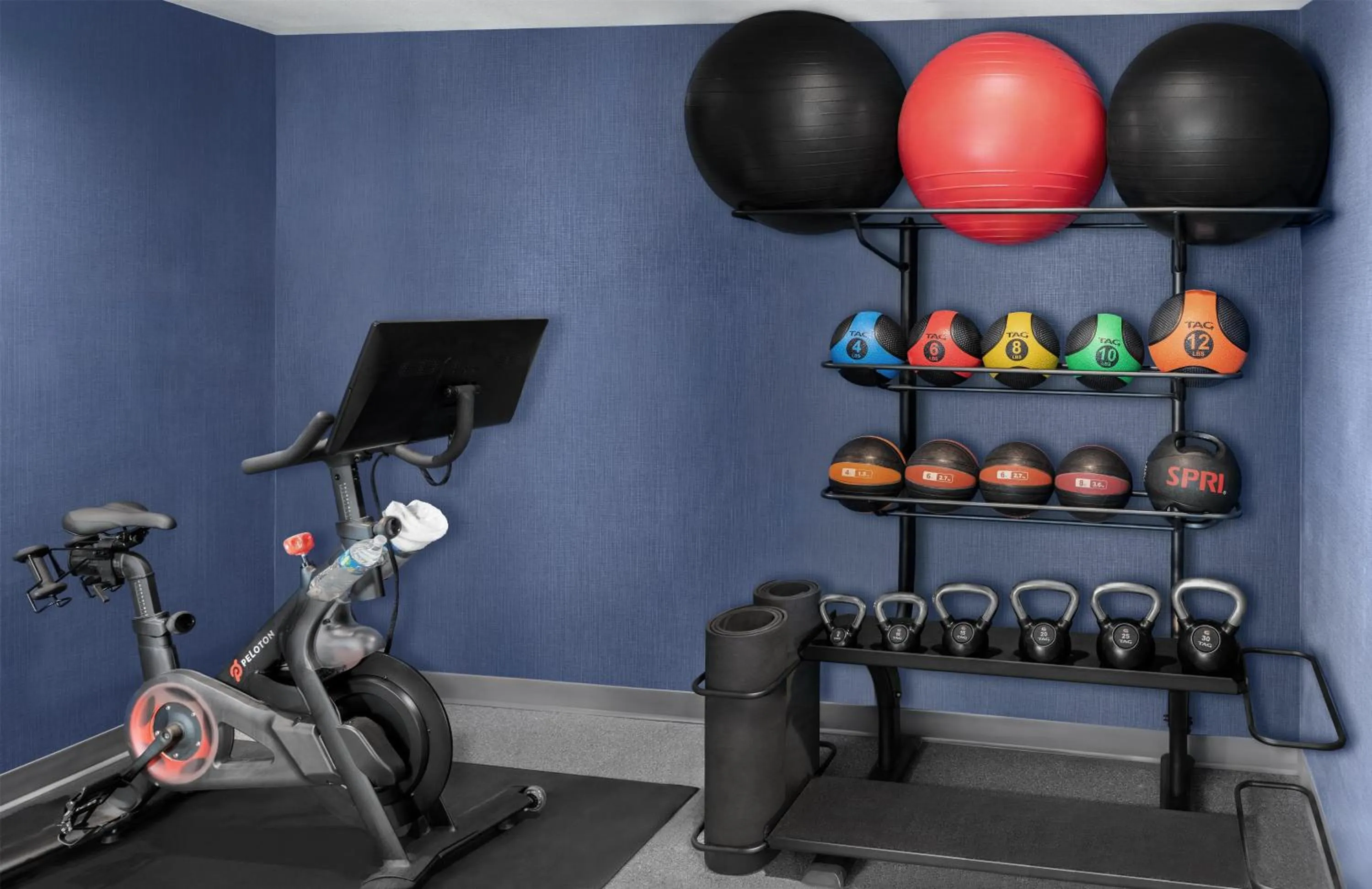 Fitness centre/facilities in Hampton Inn Kansas City/Shawnee Mission