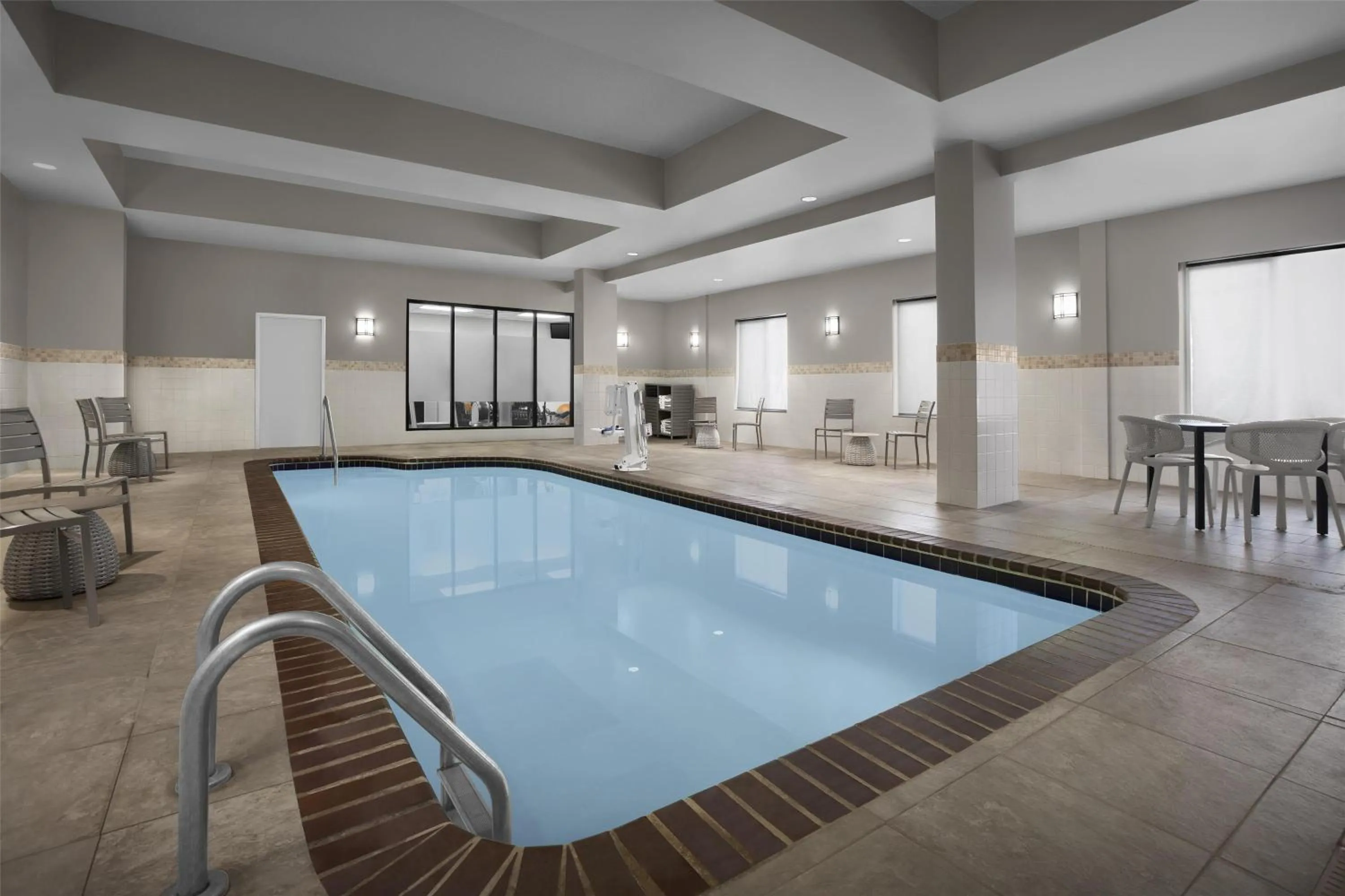 Pool view in Hilton Garden Inn Denver Highlands Ranch