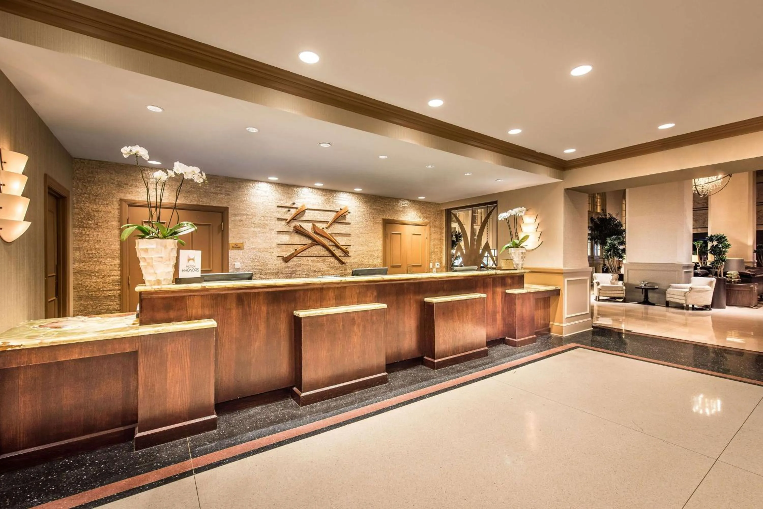 Lobby or reception in Hilton Baton Rouge Capitol Center