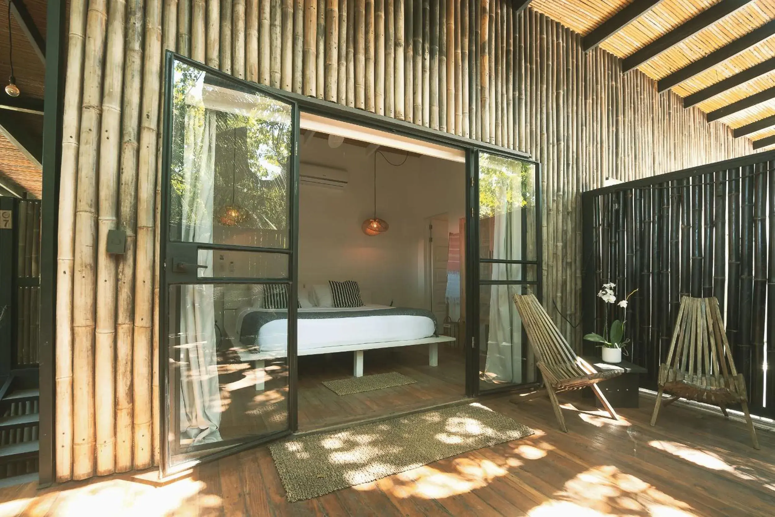 Double Room with Balcony in La Negra Surf Hotel Double Room with Balcony in La Negra Surf Hotel