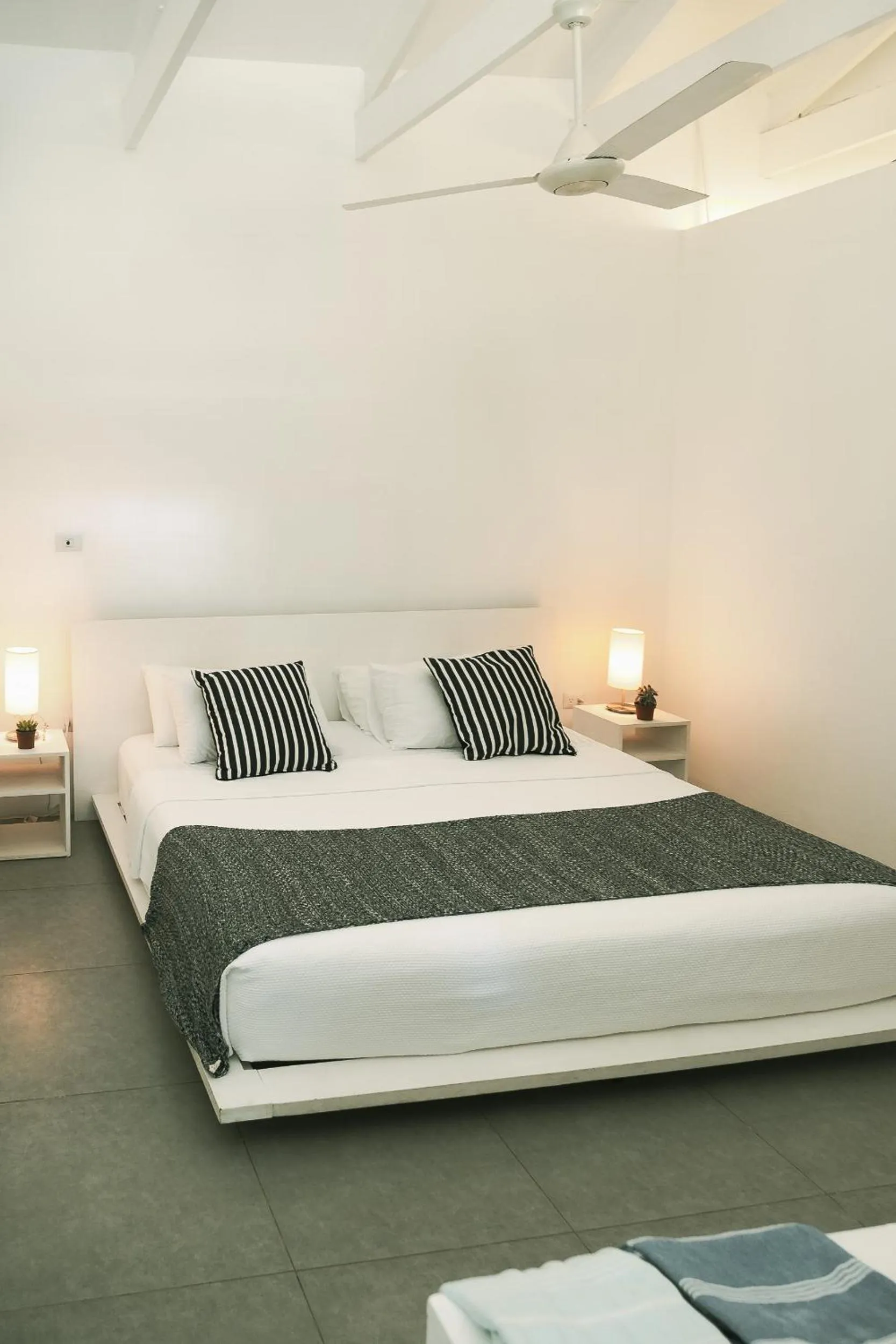 Bed in La Negra Surf Hotel