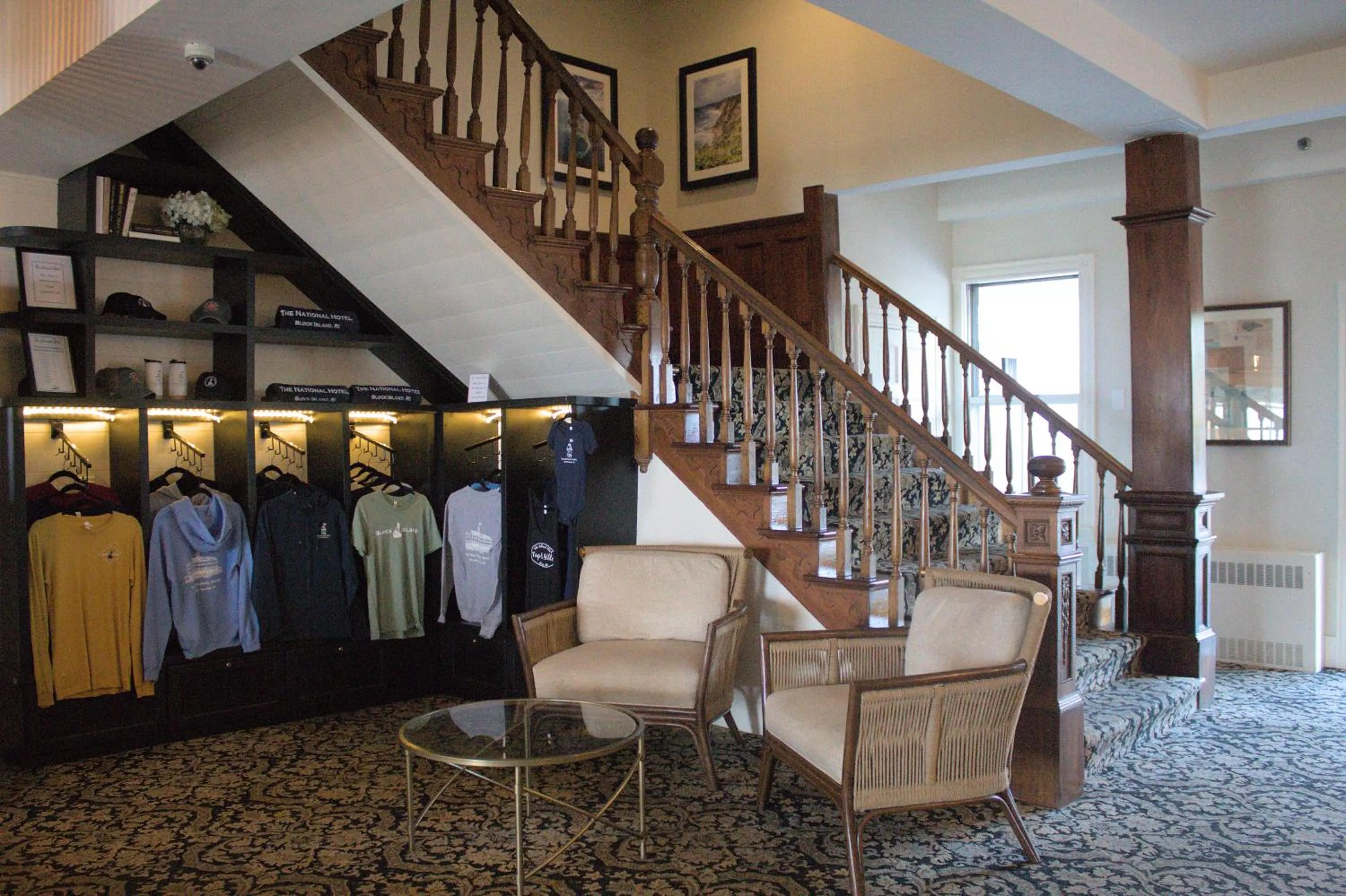 Lobby or reception in National Hotel