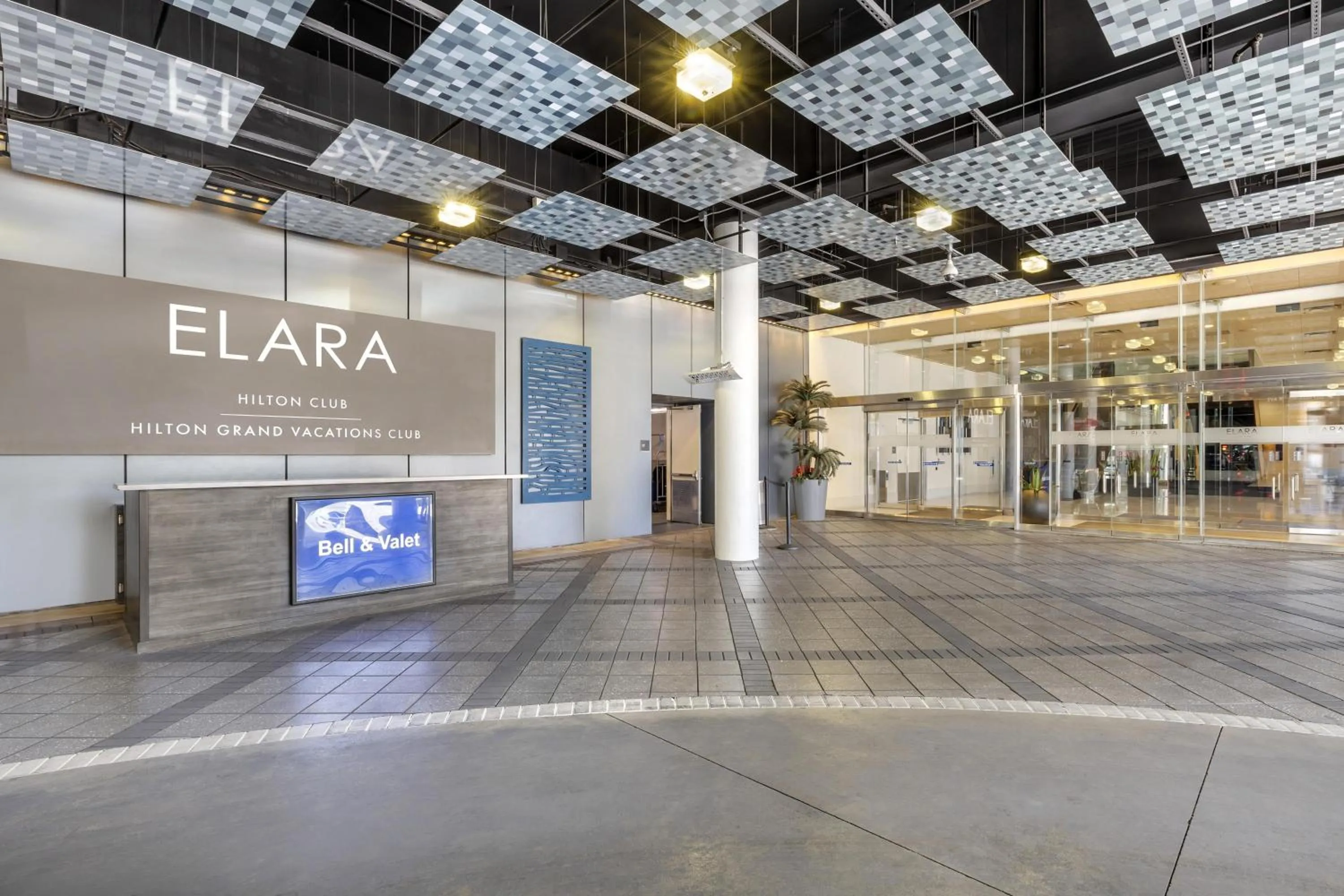 Property building in Hilton Grand Vacations Club Elara Center Strip Las Vegas