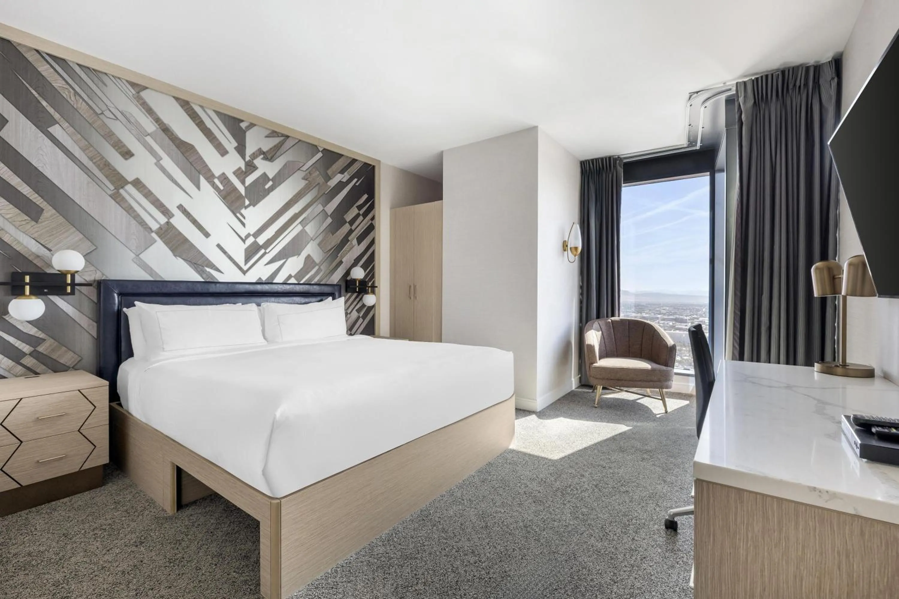 Bed in Hilton Grand Vacations Club Elara Center Strip Las Vegas