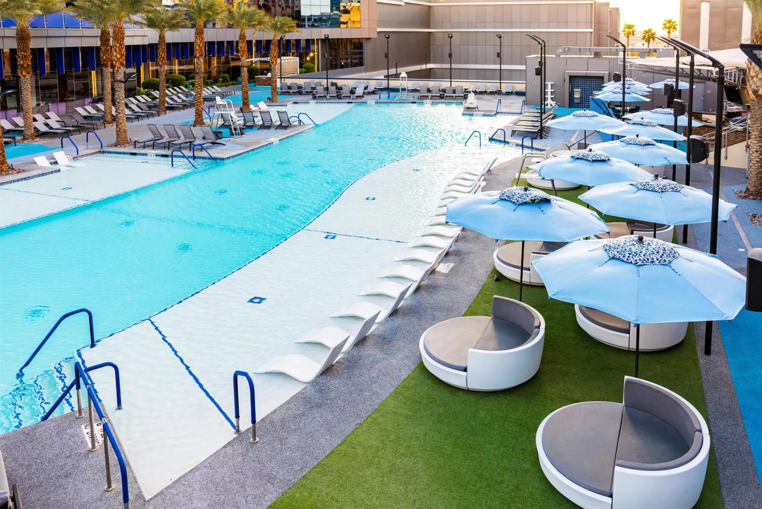 Pool view in Hilton Grand Vacations Club Elara Center Strip Las Vegas