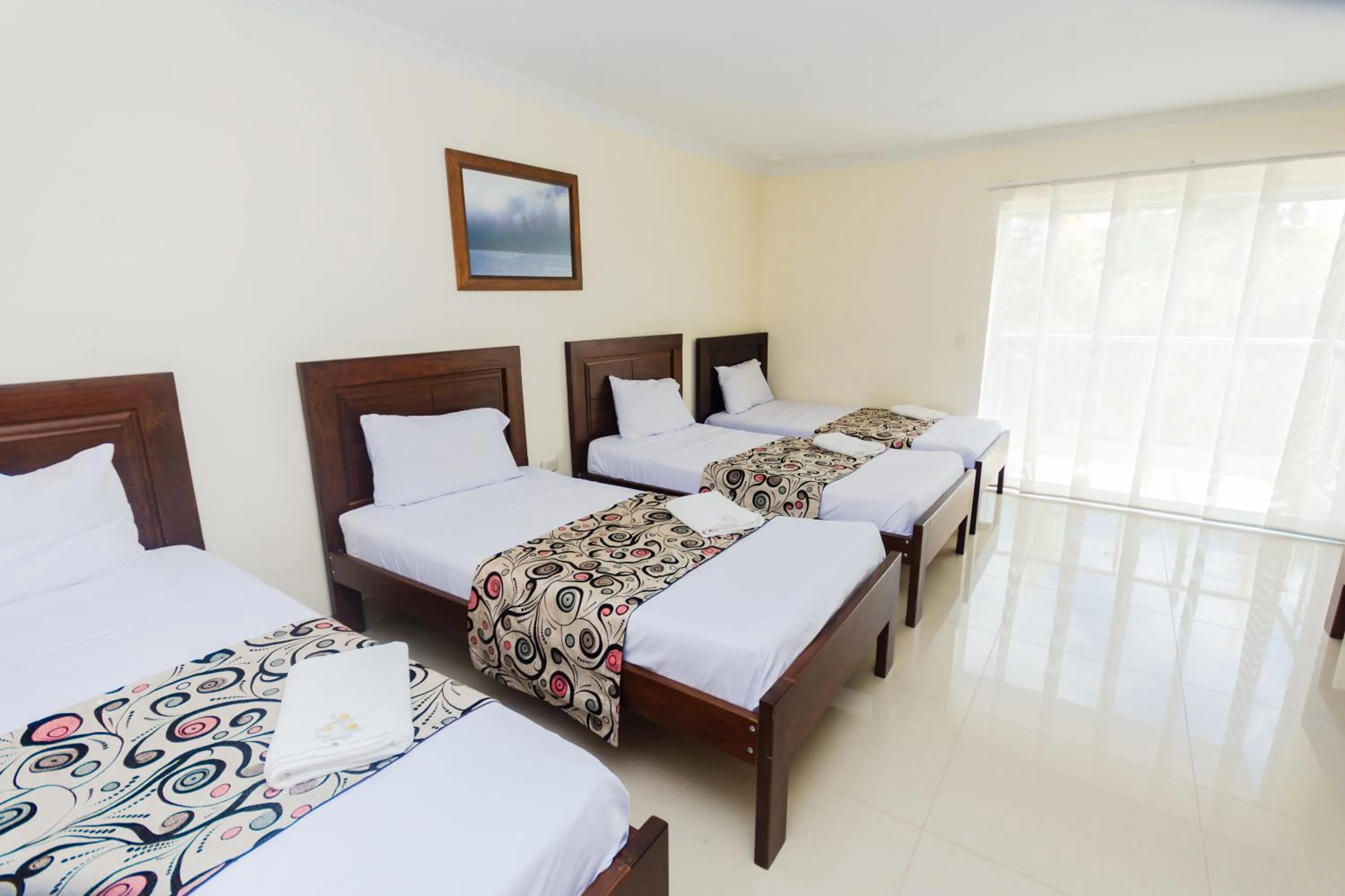 Bed in Hotel Verony Guatape