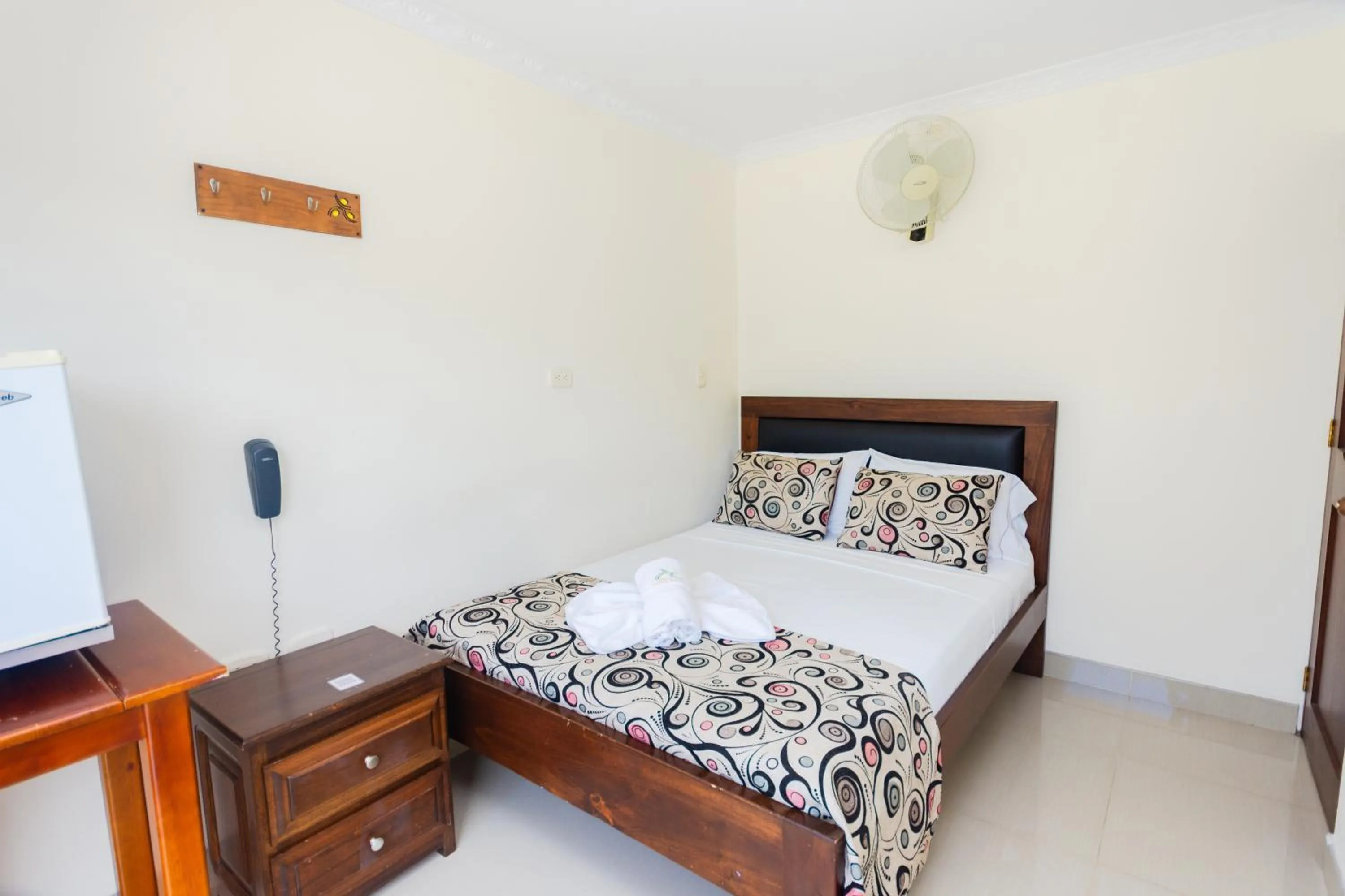 Bed in Hotel Verony Guatape