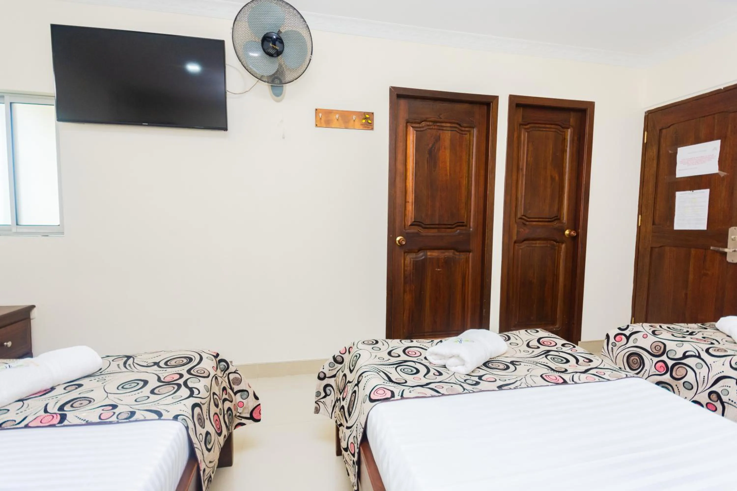 Bed in Hotel Verony Guatape