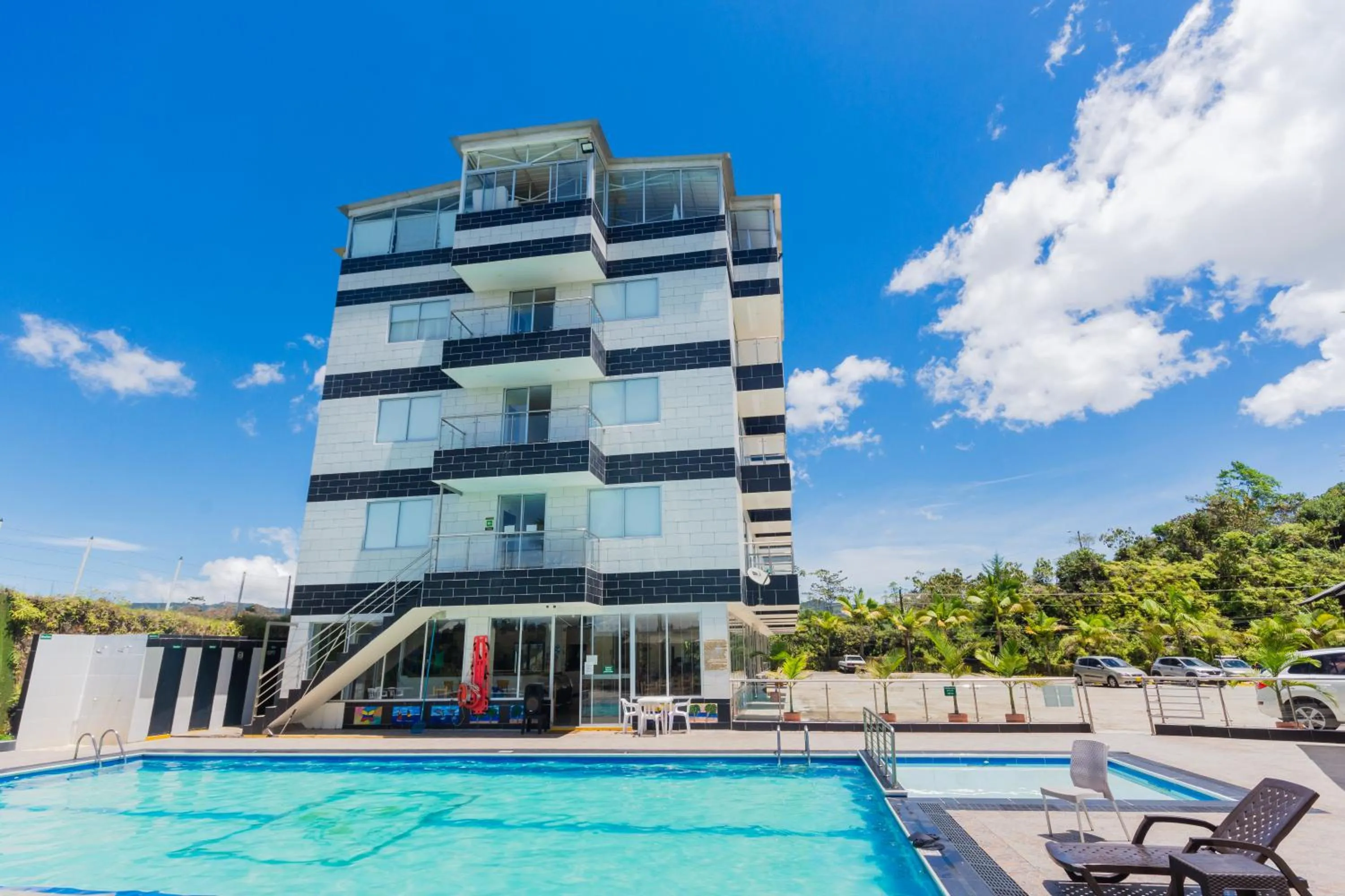 Property building in Hotel Verony Guatape