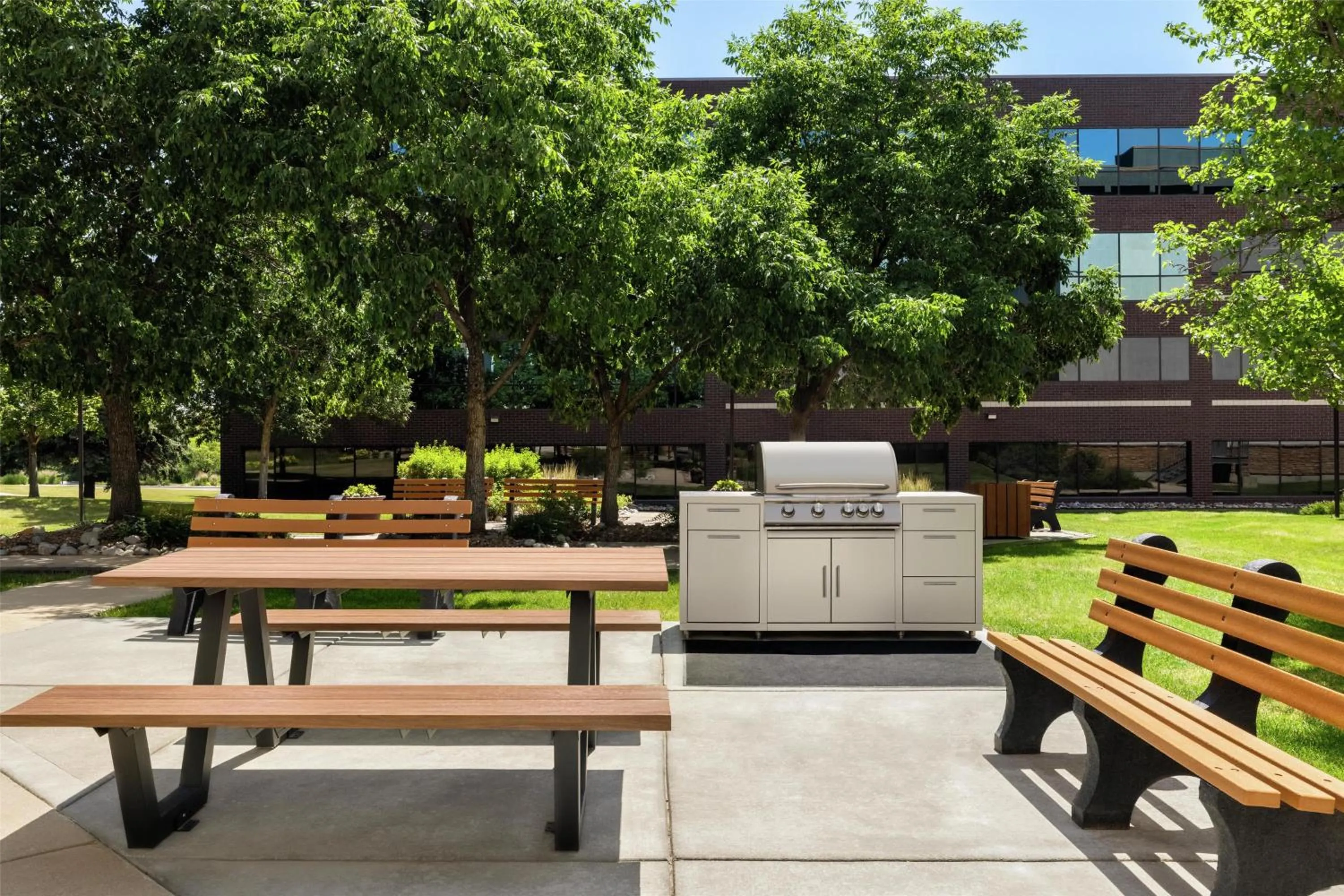 Patio in Homewood Suites by Hilton Denver West - Lakewood