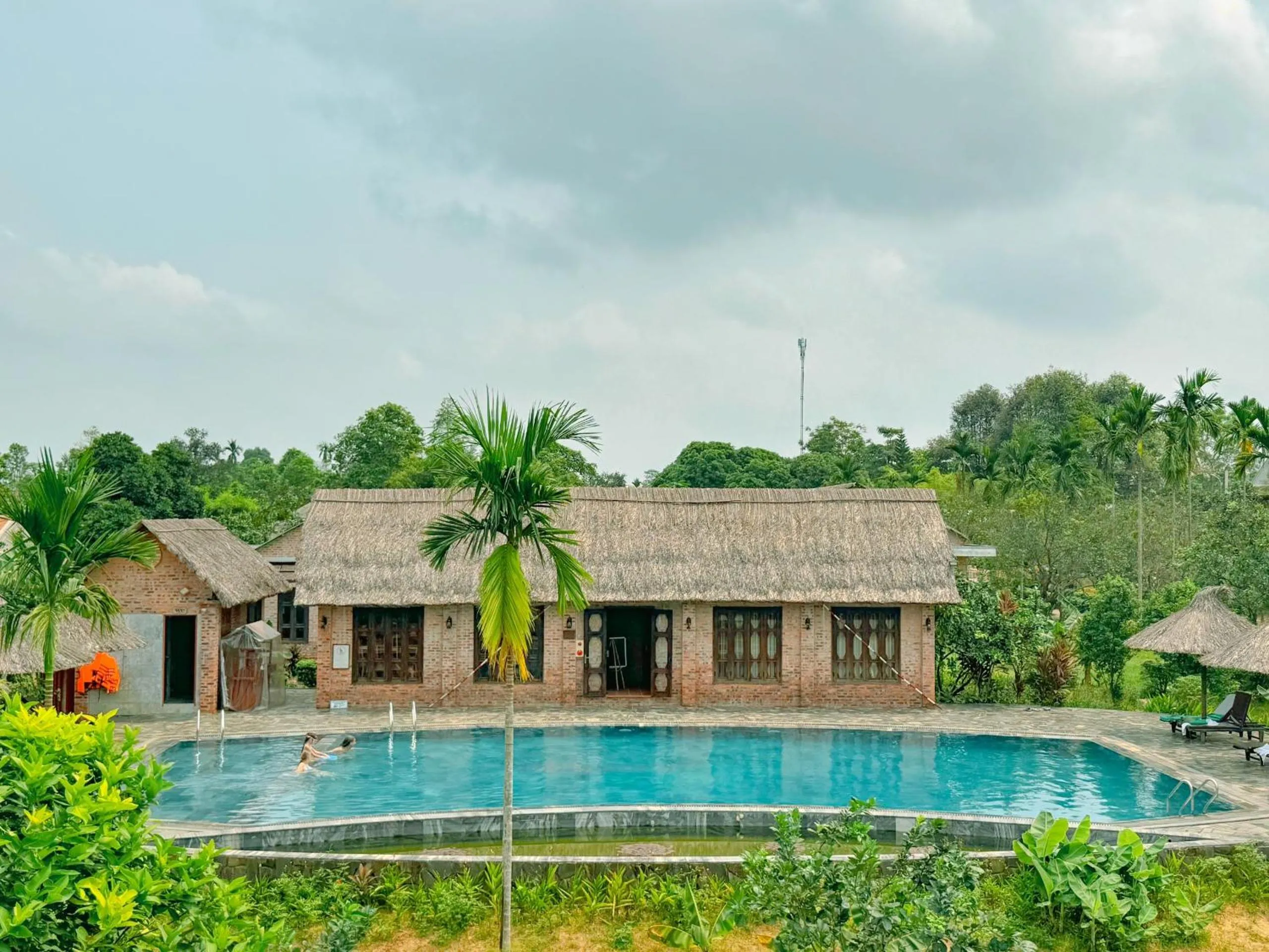 Swimming pool in Hue Ecolodge